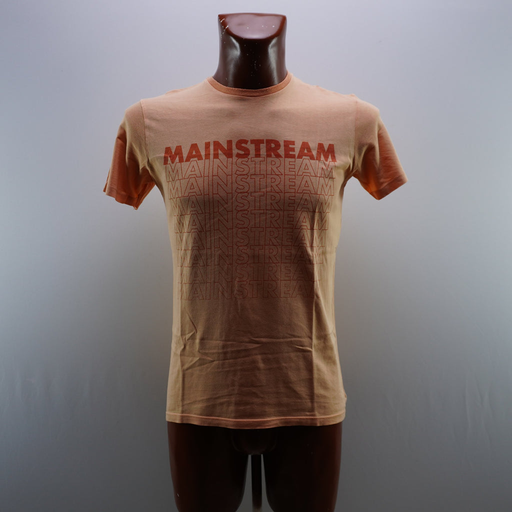 Camiseta Mainstream para Hombre Usada - Naranja, Pequeño (S)