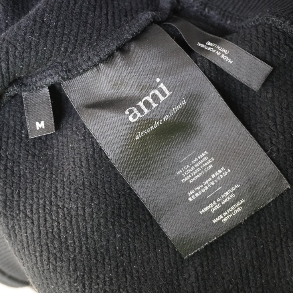 Sudadera con Capucha Ami Paris para Mujer Usada - Negra, M