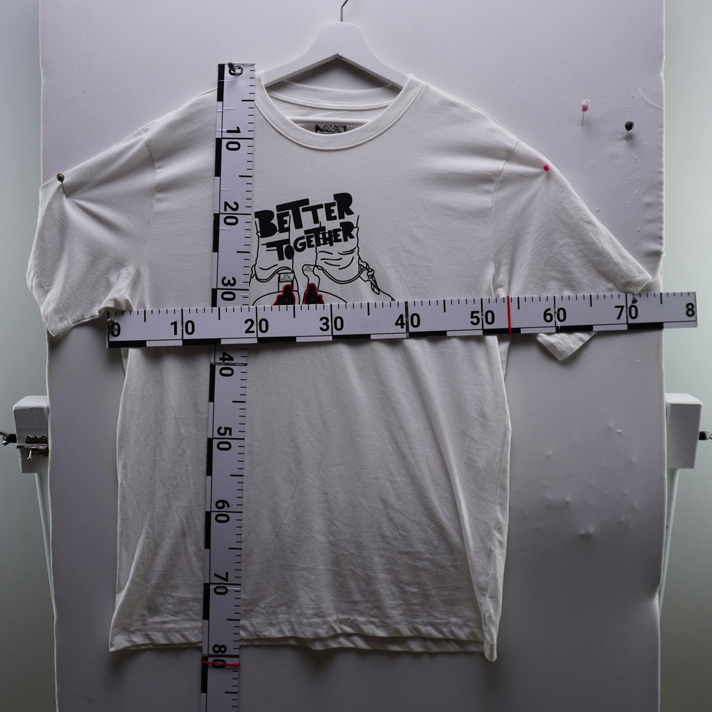 Camiseta Kappa para Hombre Usada - Blanca, XL