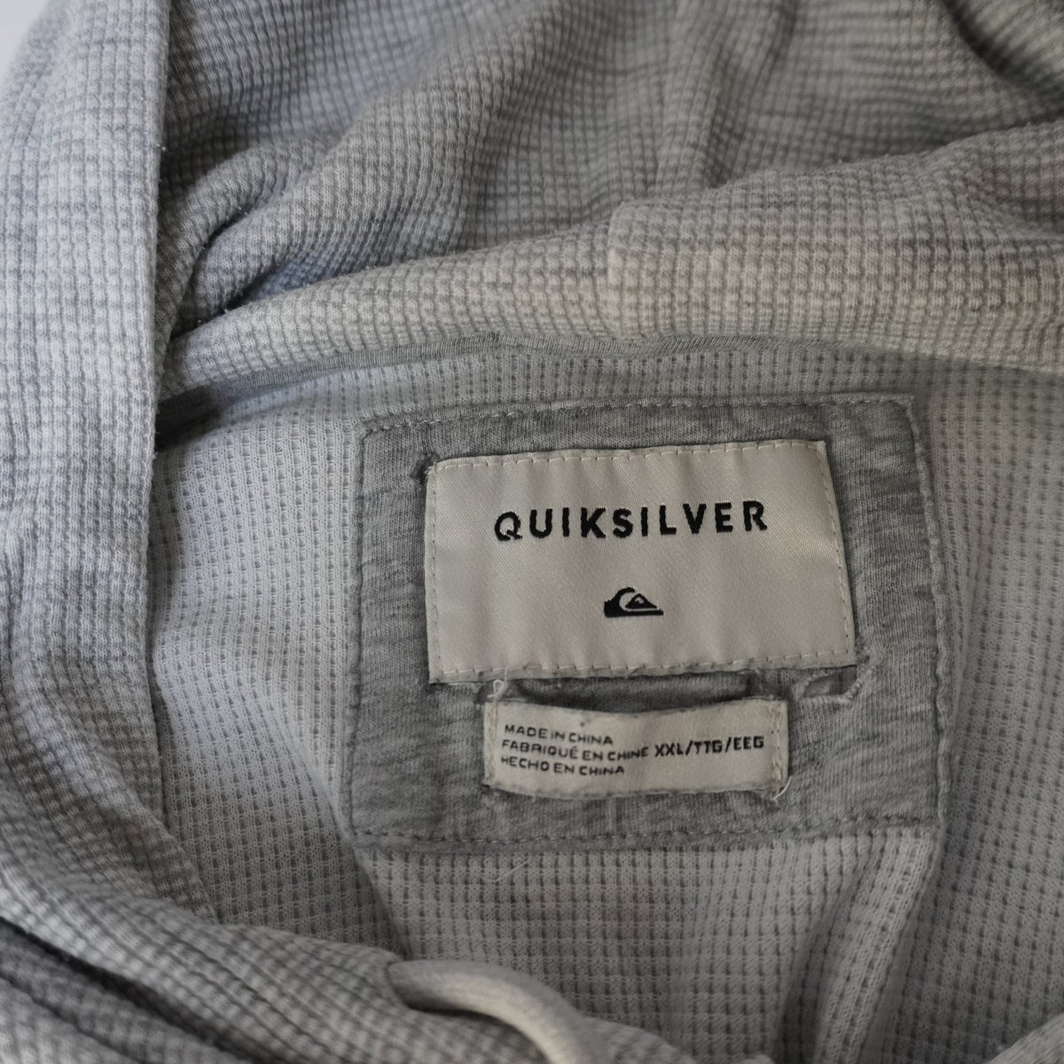 Sudadera con Capucha Quiksilver para Hombre Usada - Gris, XXL