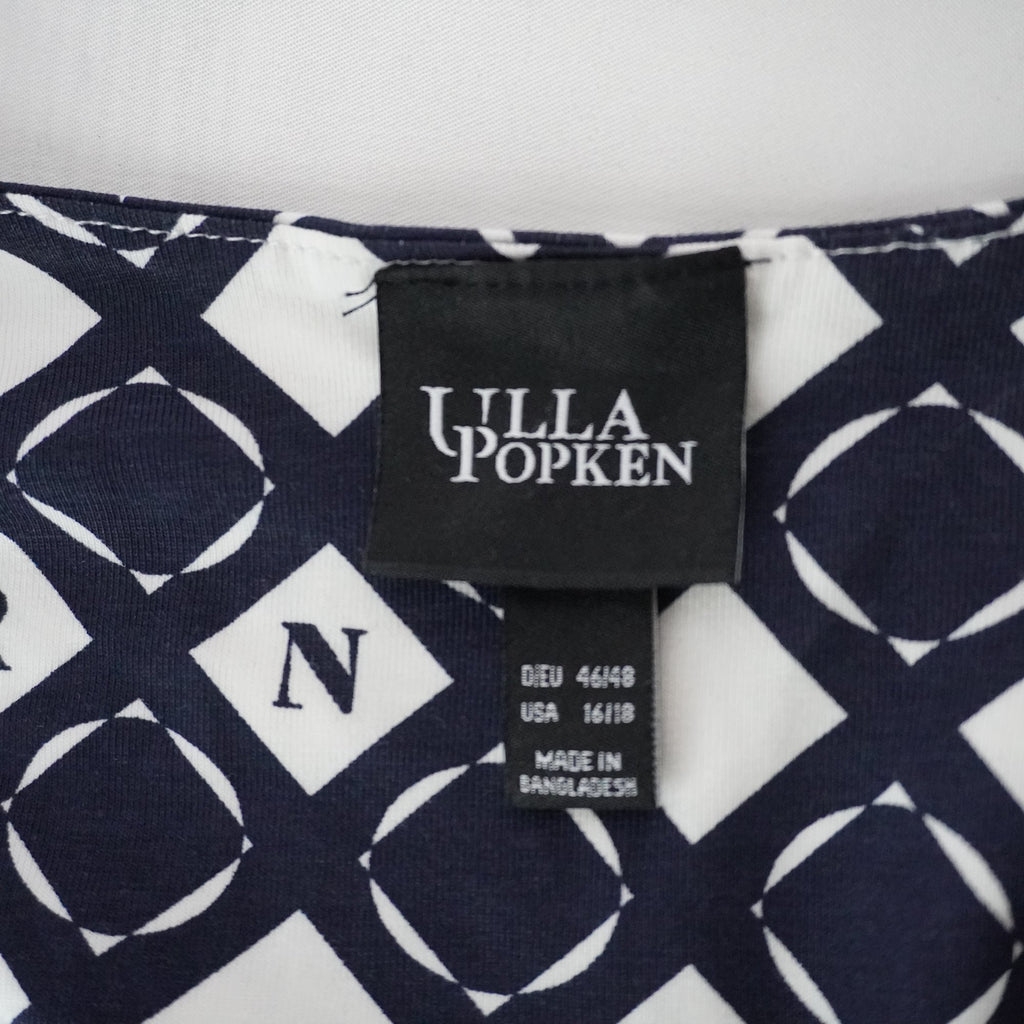 Camiseta Ulla Popken para Mujer Usada - Azul Marino, XXXL