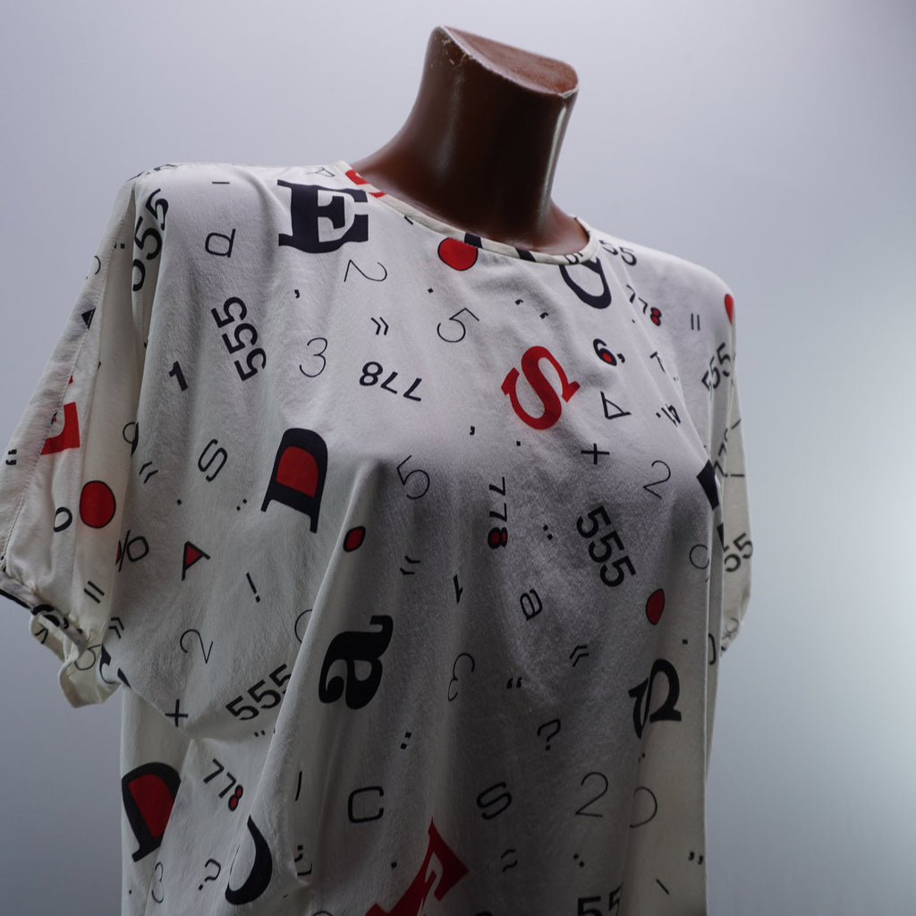 Camiseta de Manga Corta Escada para Mujer Usada - Blanco, L