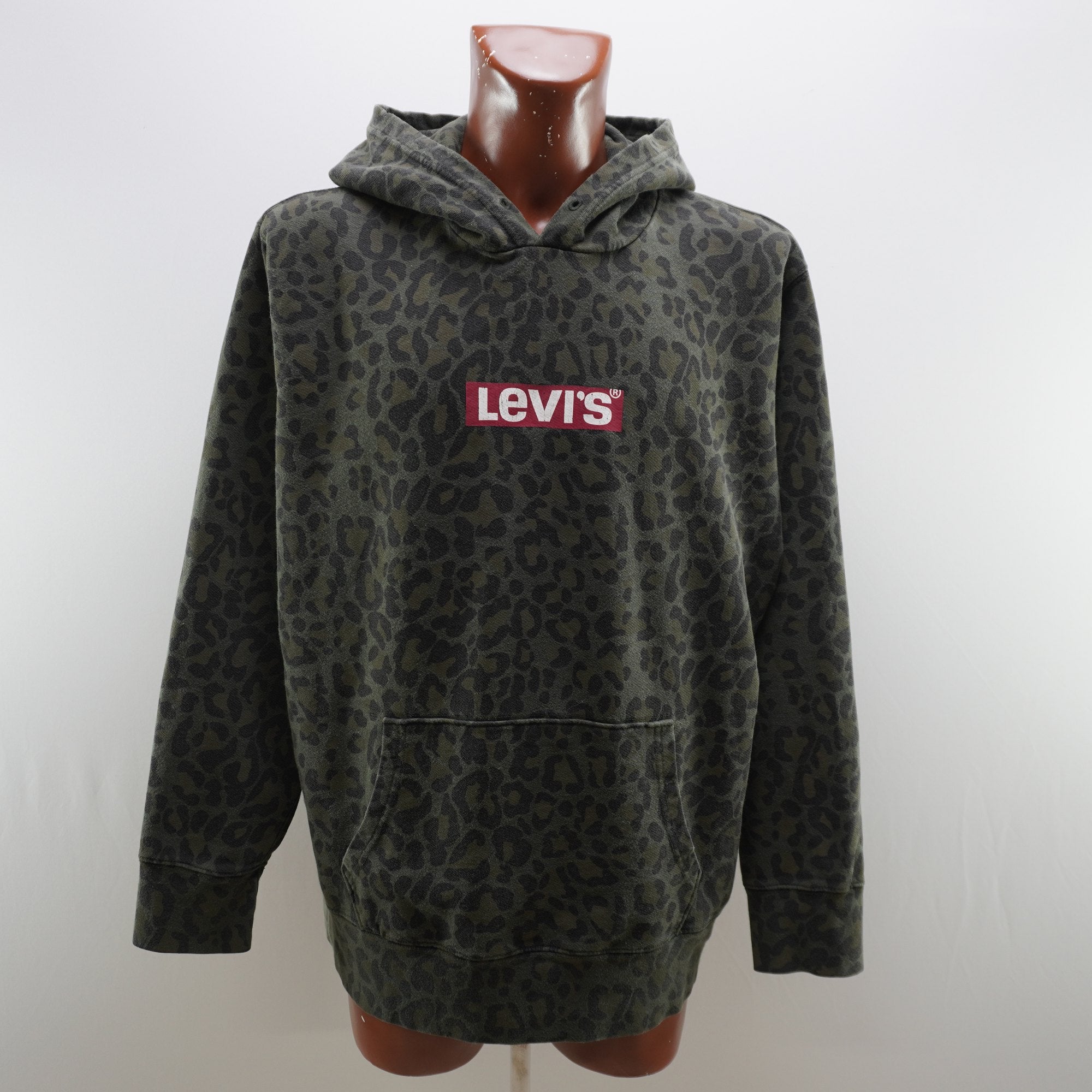 Sudadera con Capucha Levi's para Hombre Usada - Verde, XXL
