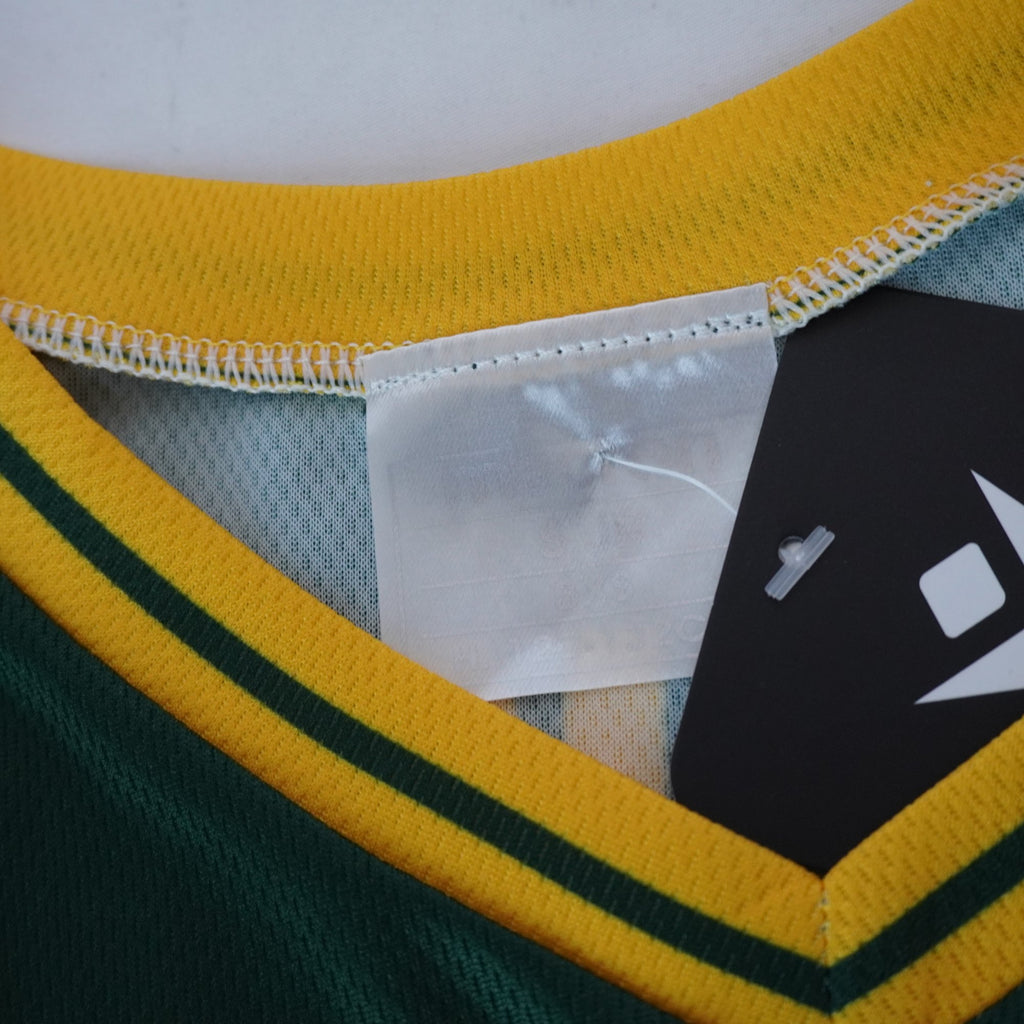 Camiseta de Manga Corta Eleven Australia para Hombre Usada - Verde, XXXS