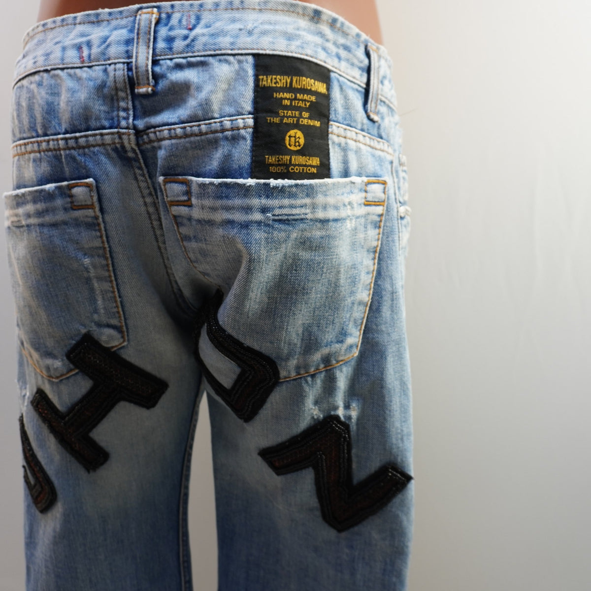 Vaqueros Takeshy Kurosawa para Hombre - Azul, XL Usados en Muy Buen Estado