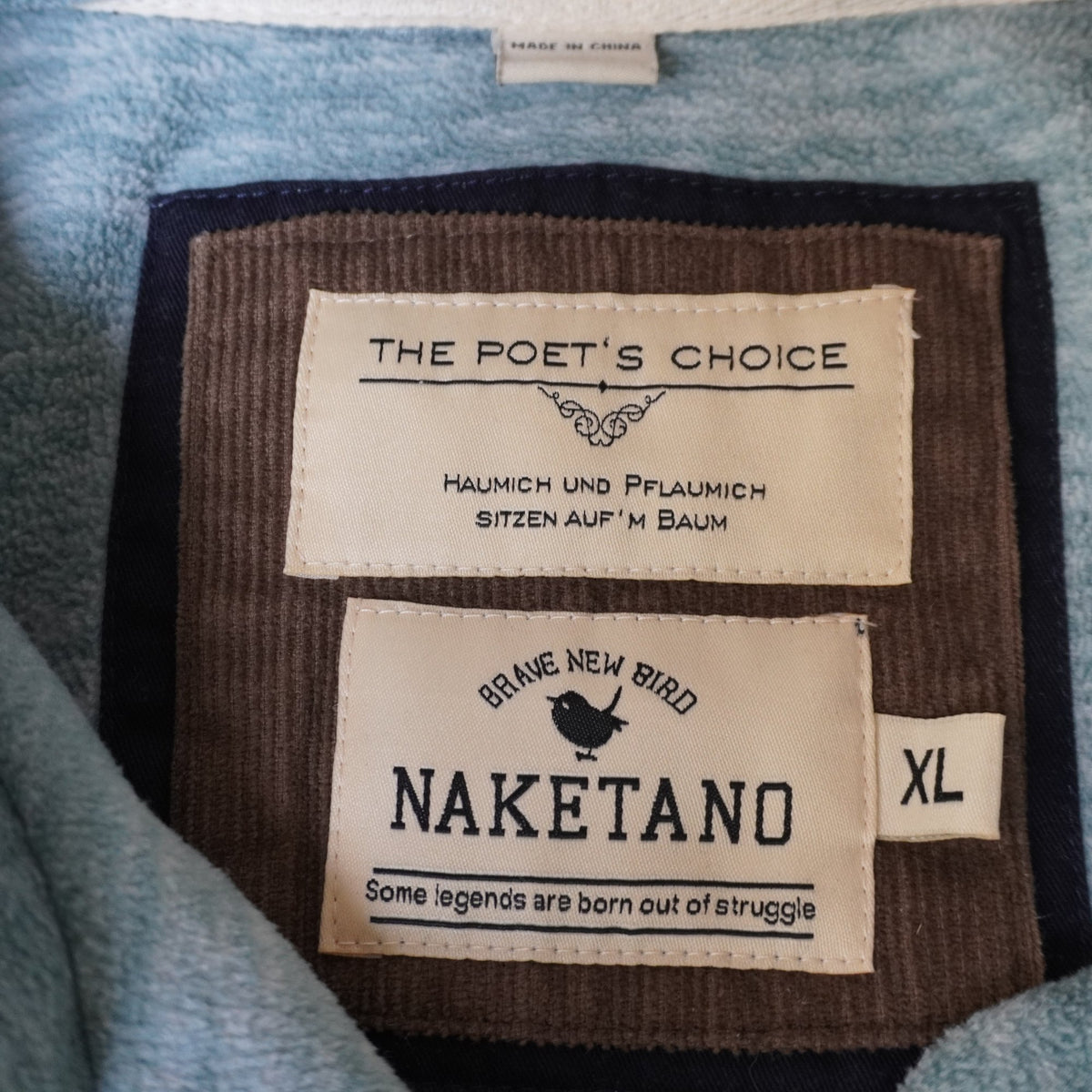 Sudadera con Capucha Naketano para Mujer Usada - Azul, XL