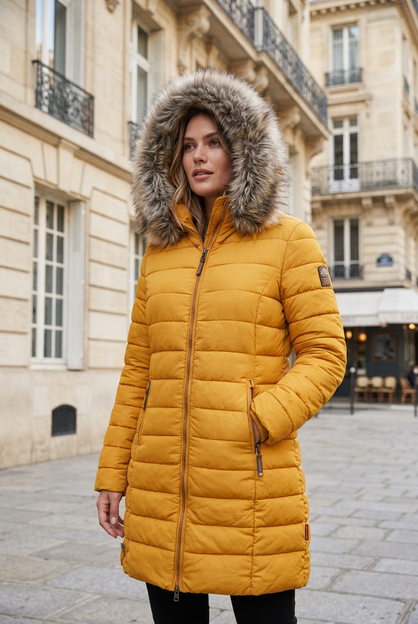 Parka Marikoo para Mujer Usada - Amarilla, L