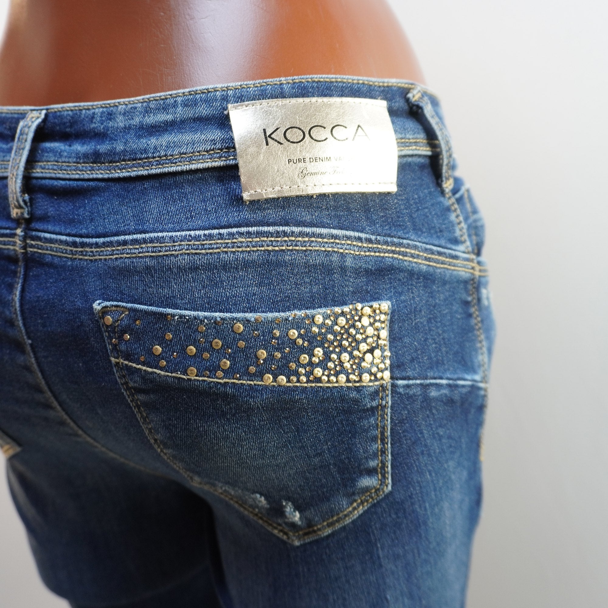 Vaqueros Kocca para Mujer Usados - Azul, Mediano (M)