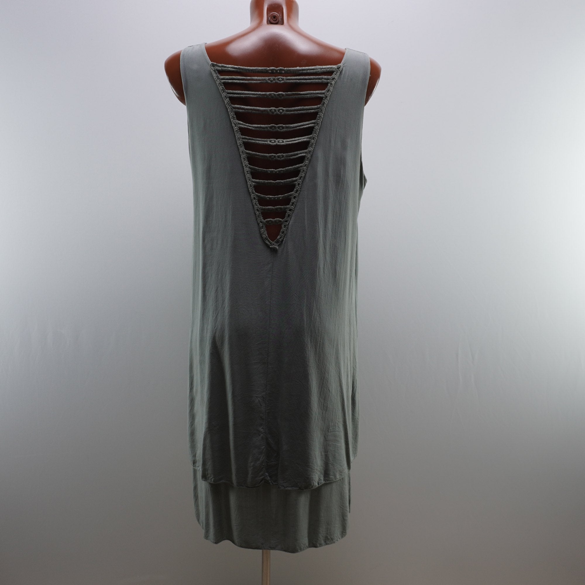 Vestido Italian Style para Mujer Usado - Caqui, XL