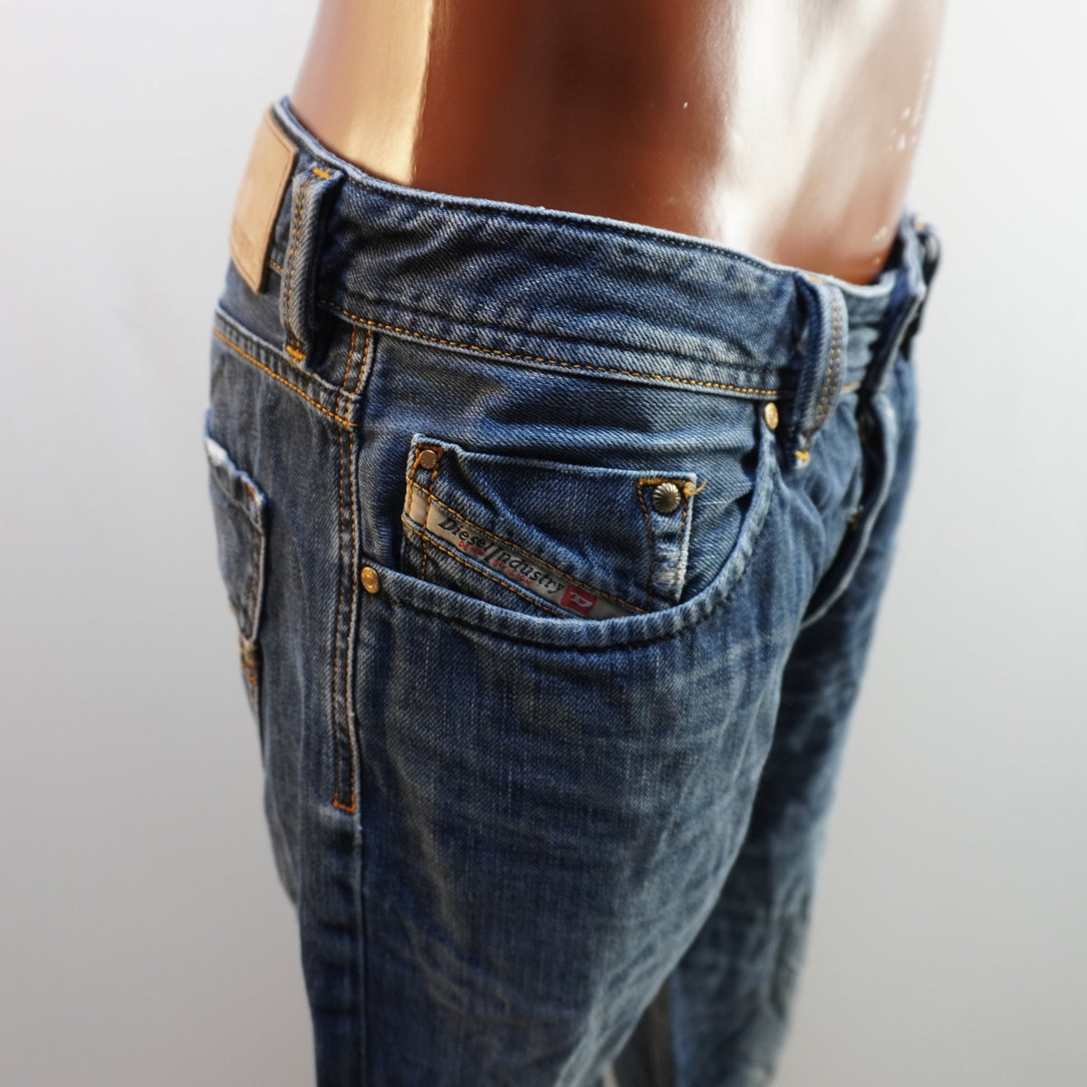 Vaqueros Diesel para Hombre Usados - Azul Marino, M