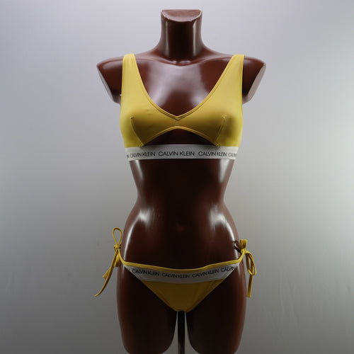 Calvin Klein vestido de baño mujer amarillo talla M