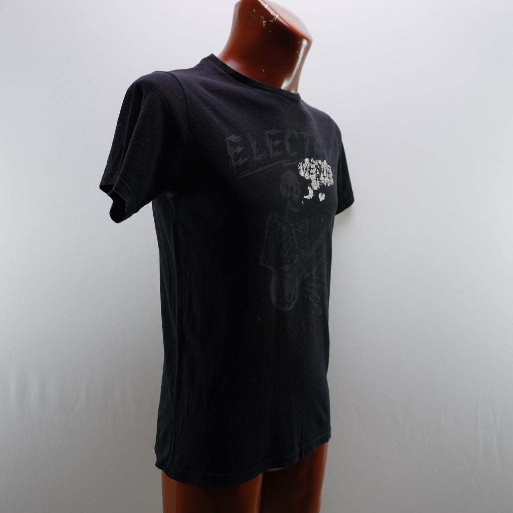 Camiseta de Manga Corta Pull & Bear para Hombre Usada - Negra, S