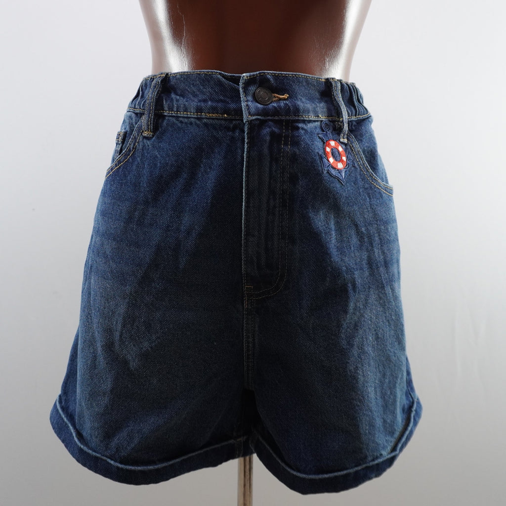 Pantalones Cortos Vaqueros Inside para Mujer Usados - Azul, XL
