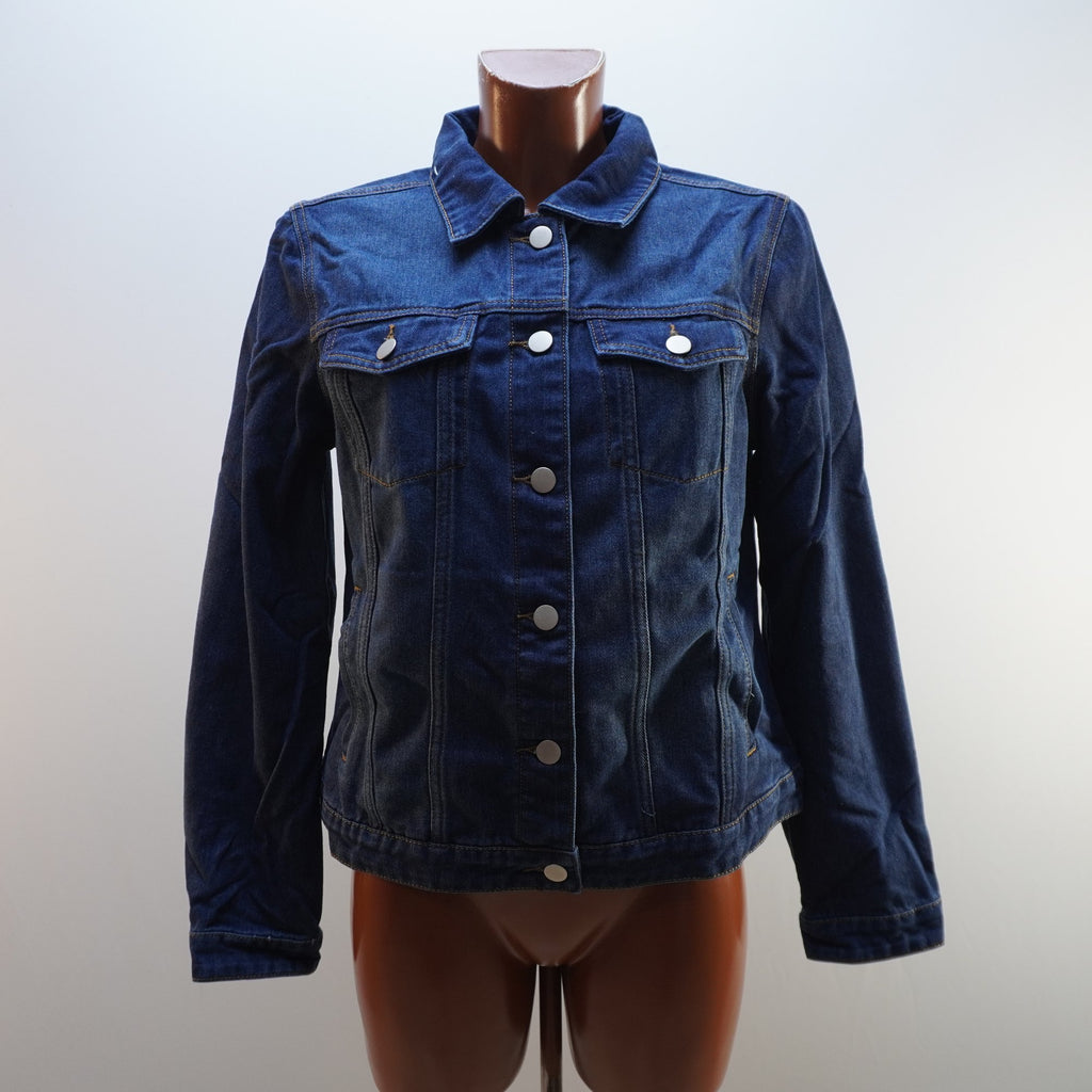 Cazadora Vaquera Italian Style para Mujer Usada - Azul Marino, M