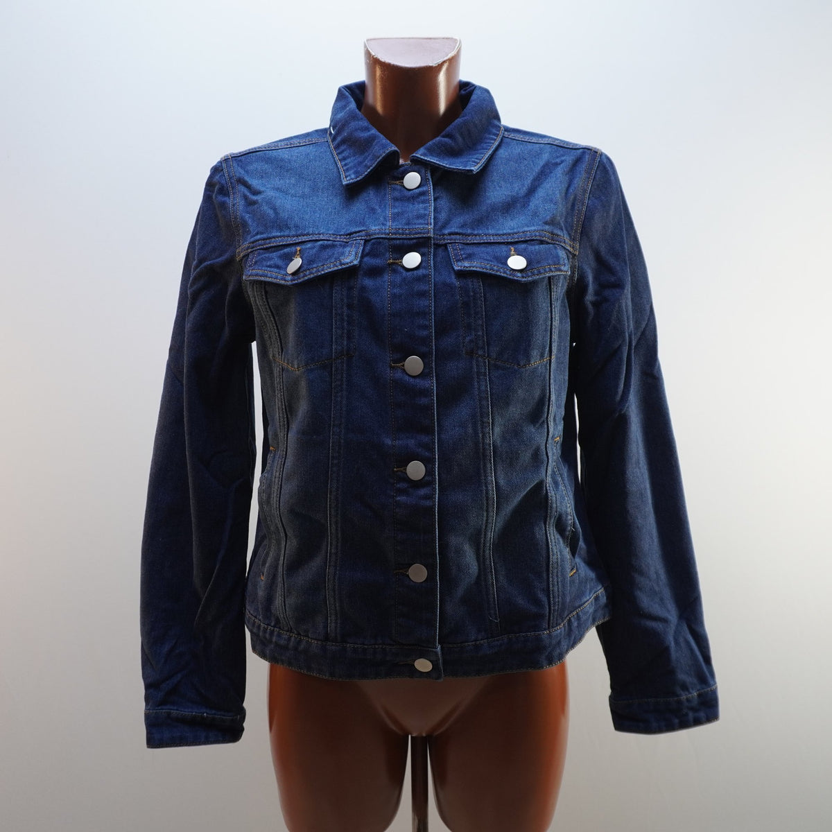 Cazadora Vaquera Italian Style para Mujer Usada - Azul Marino, M