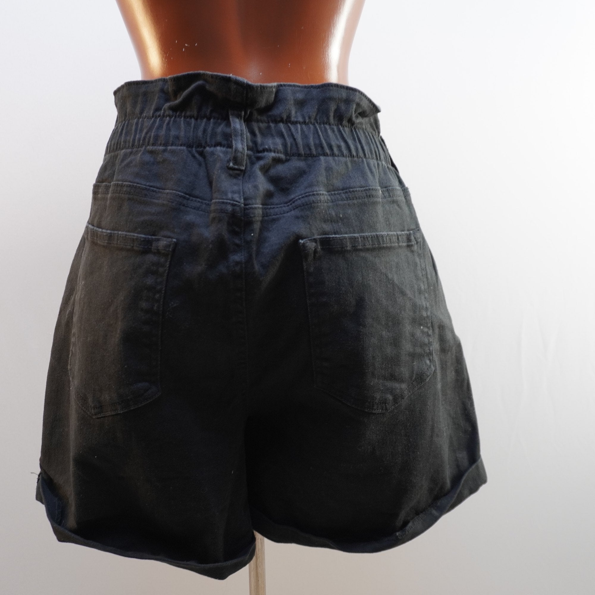Pantalones Cortos Vaqueros Bodyflirt para Mujer Usados - Negros, XXL