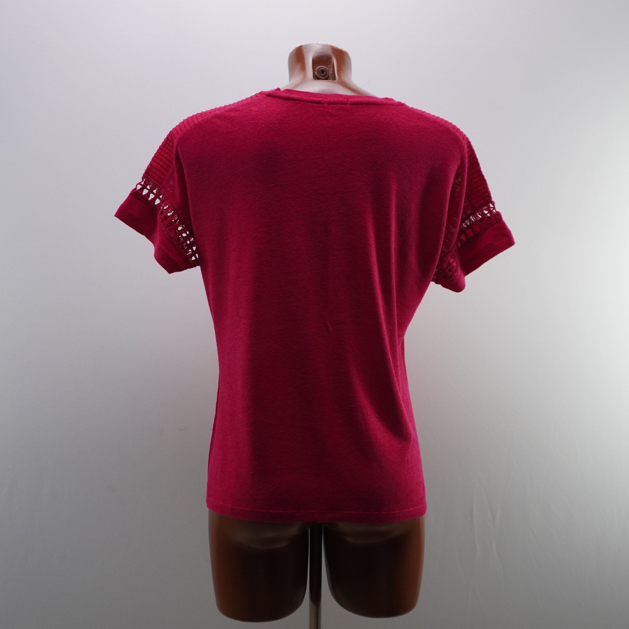 Camiseta de Manga Corta Oysho para Mujer Usada - Roja, M