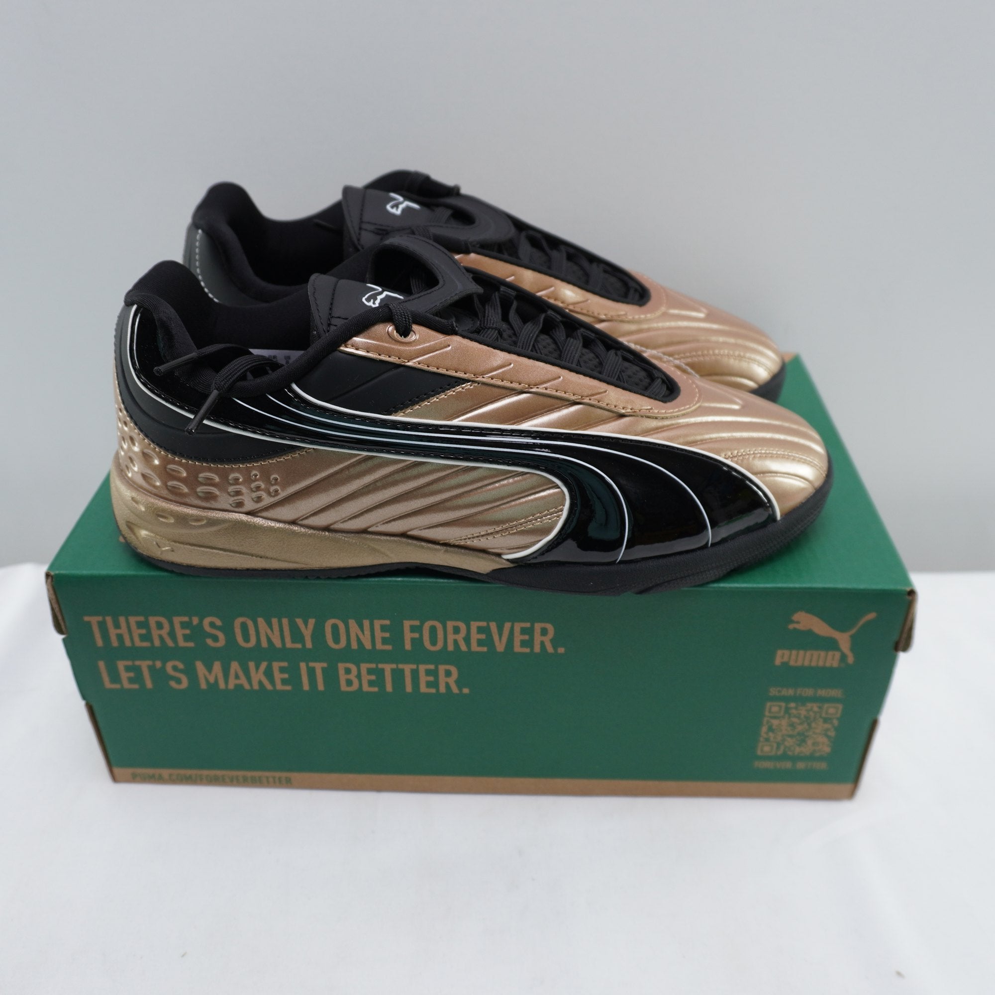 Zapatillas Puma para Hombre Usadas - Dorado, Adultos