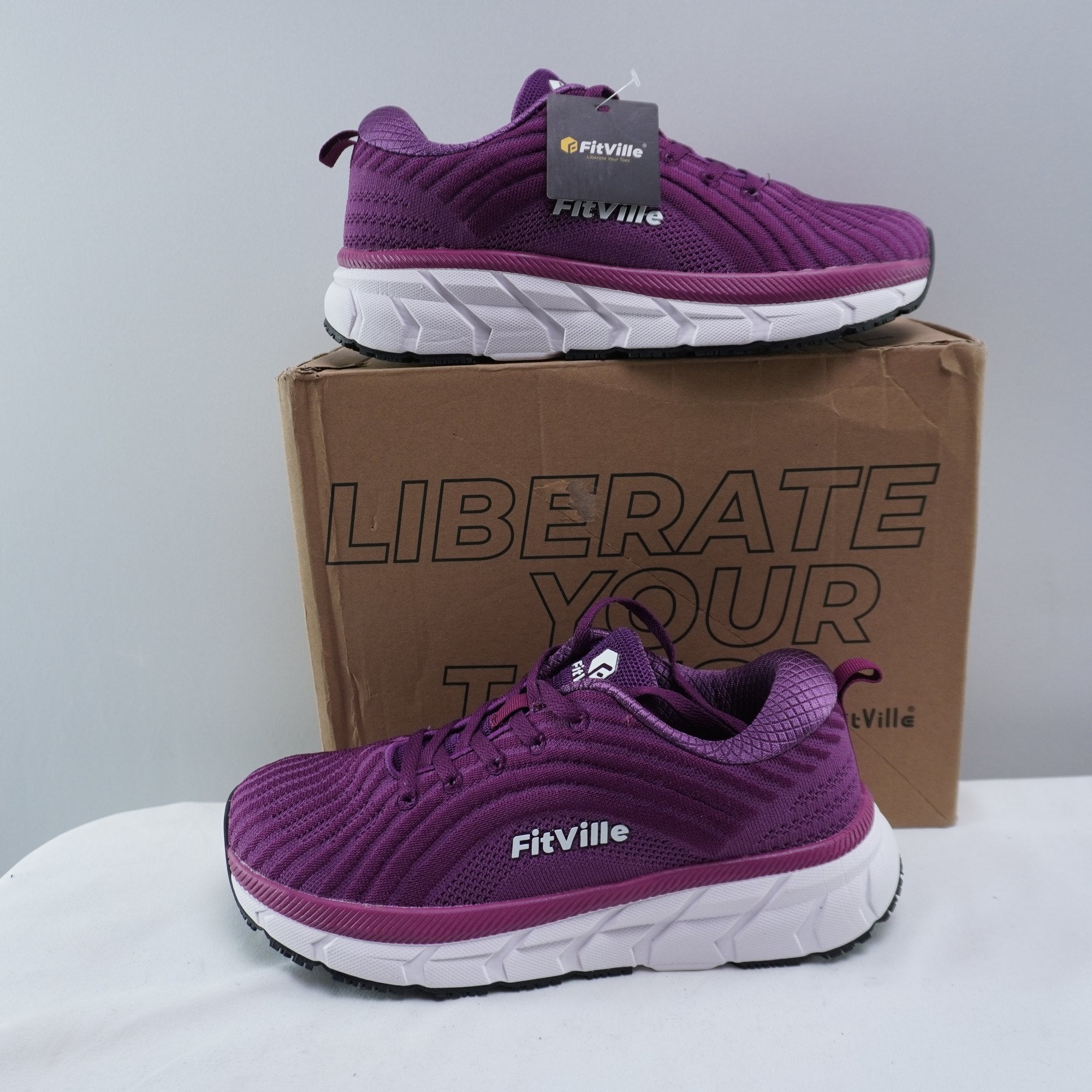 Zapatillas Fitville para Mujer Usadas - Púrpura, Talla 40