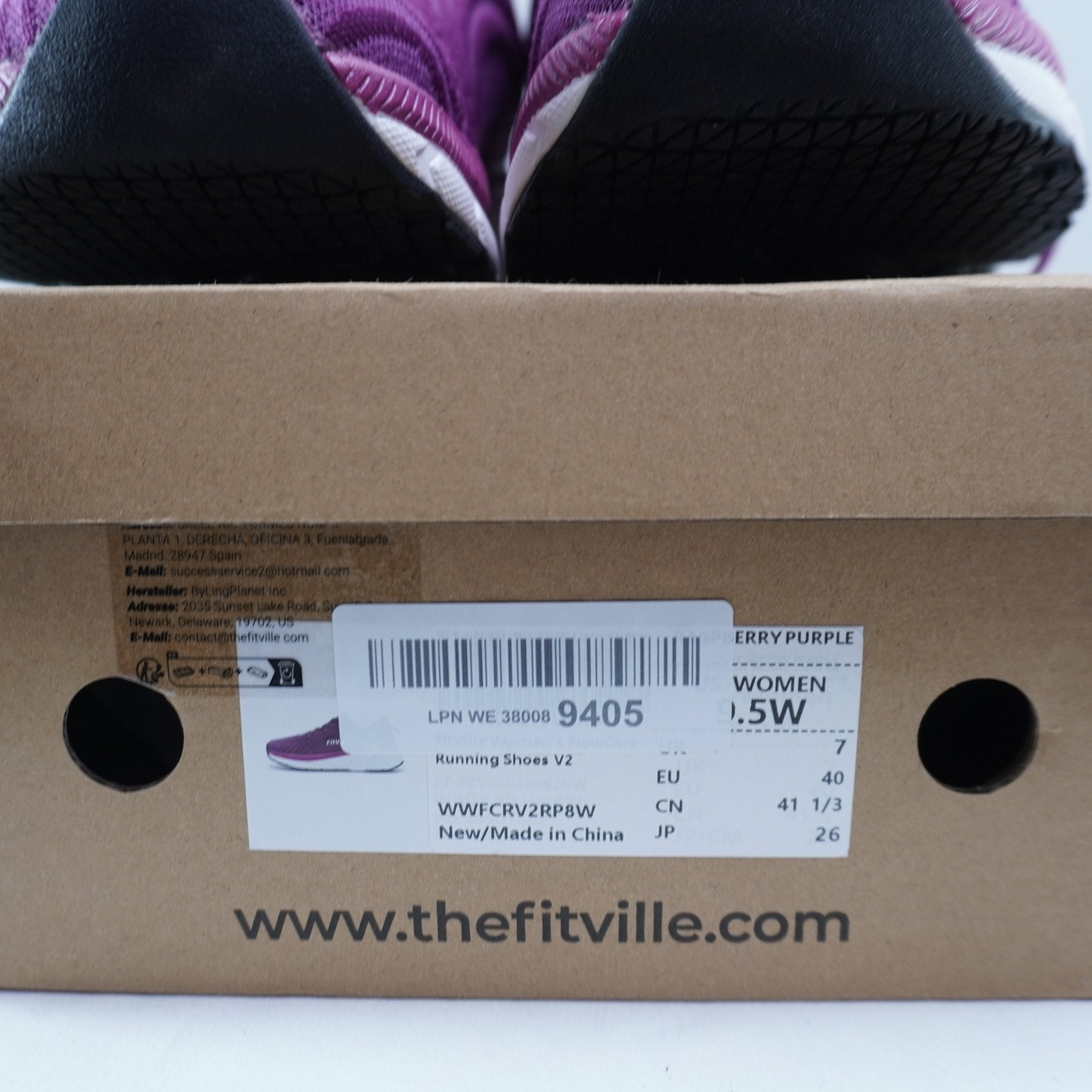 Zapatillas Fitville para Mujer Usadas - Púrpura, Talla 40