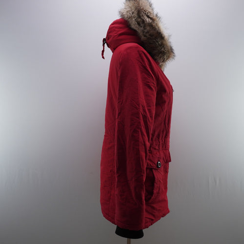 Parka Superdry para Mujer Usada - Roja, M