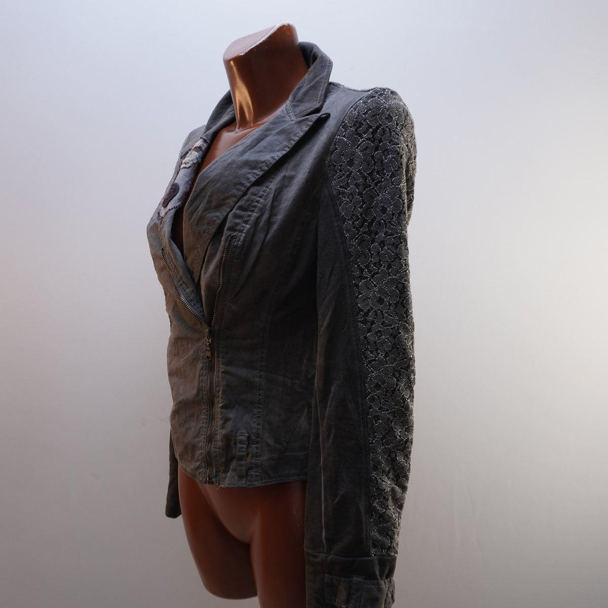 Blazer Bottega para Mujer Usado - Gris, Mediano (M)