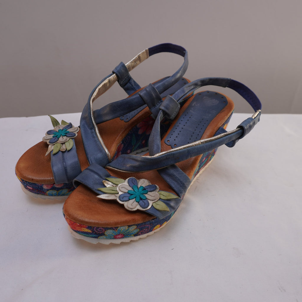 Sandalias Marila para Mujer Usadas - Azul, Talla 39