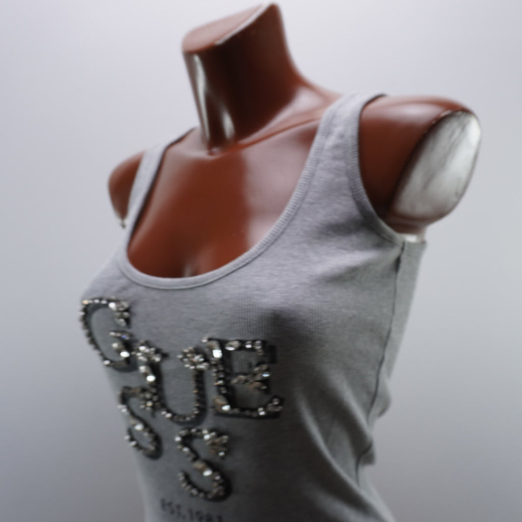 Camiseta Guess para Mujer Usada - Gris, S