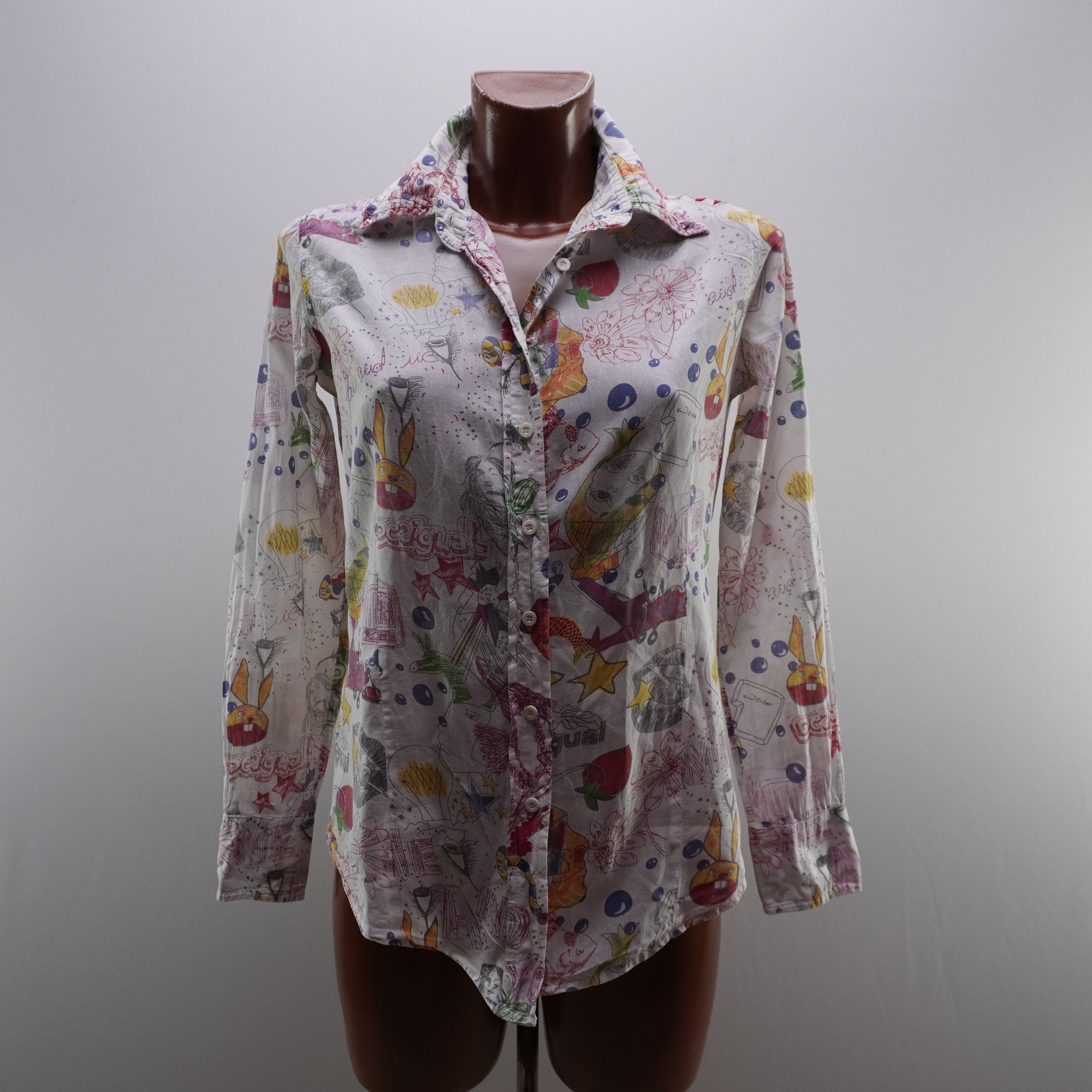 Camisa Desigual para Mujer Usada - Blanca, L