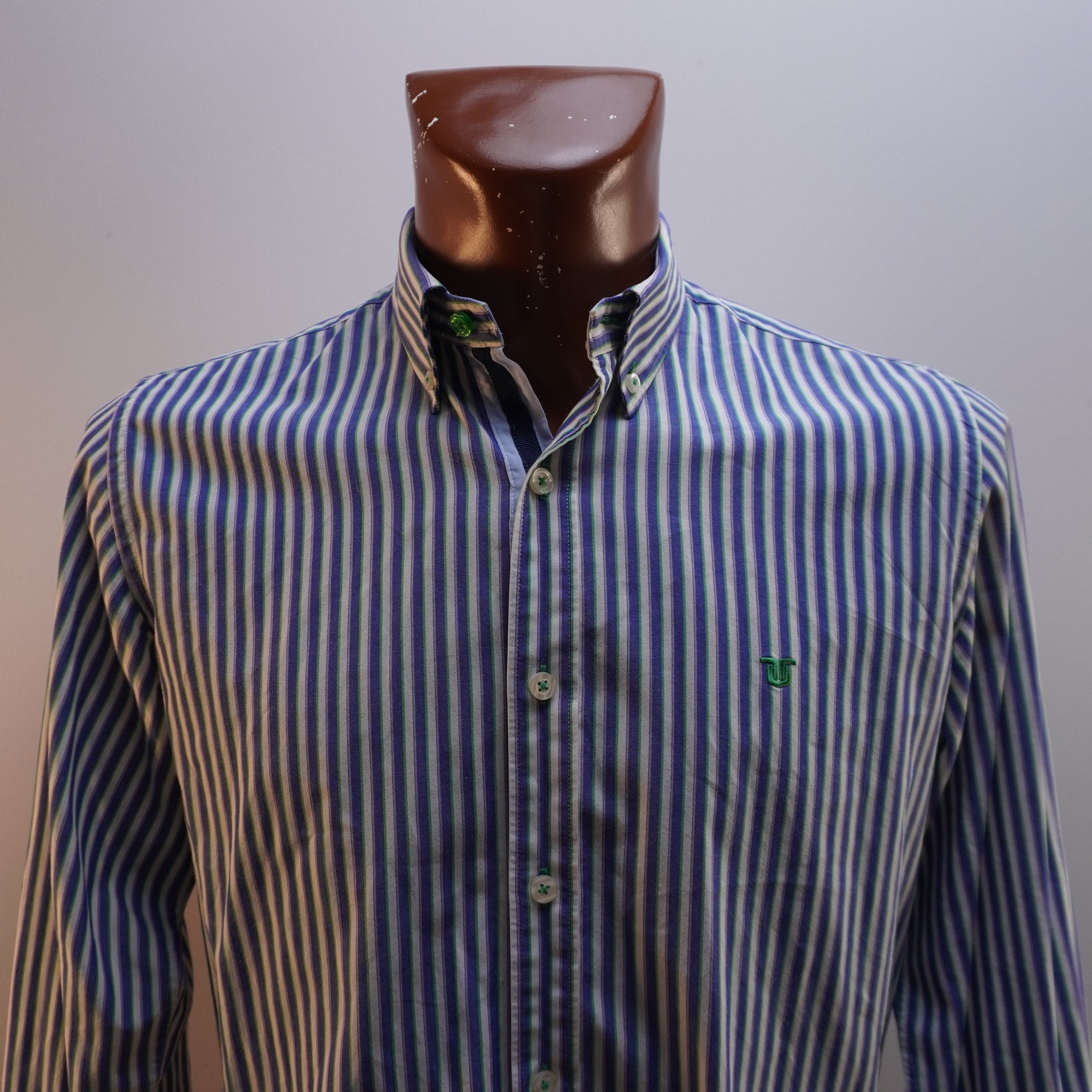Camisa de Vestir Titto Bluni para Hombre Usada - Azul, M