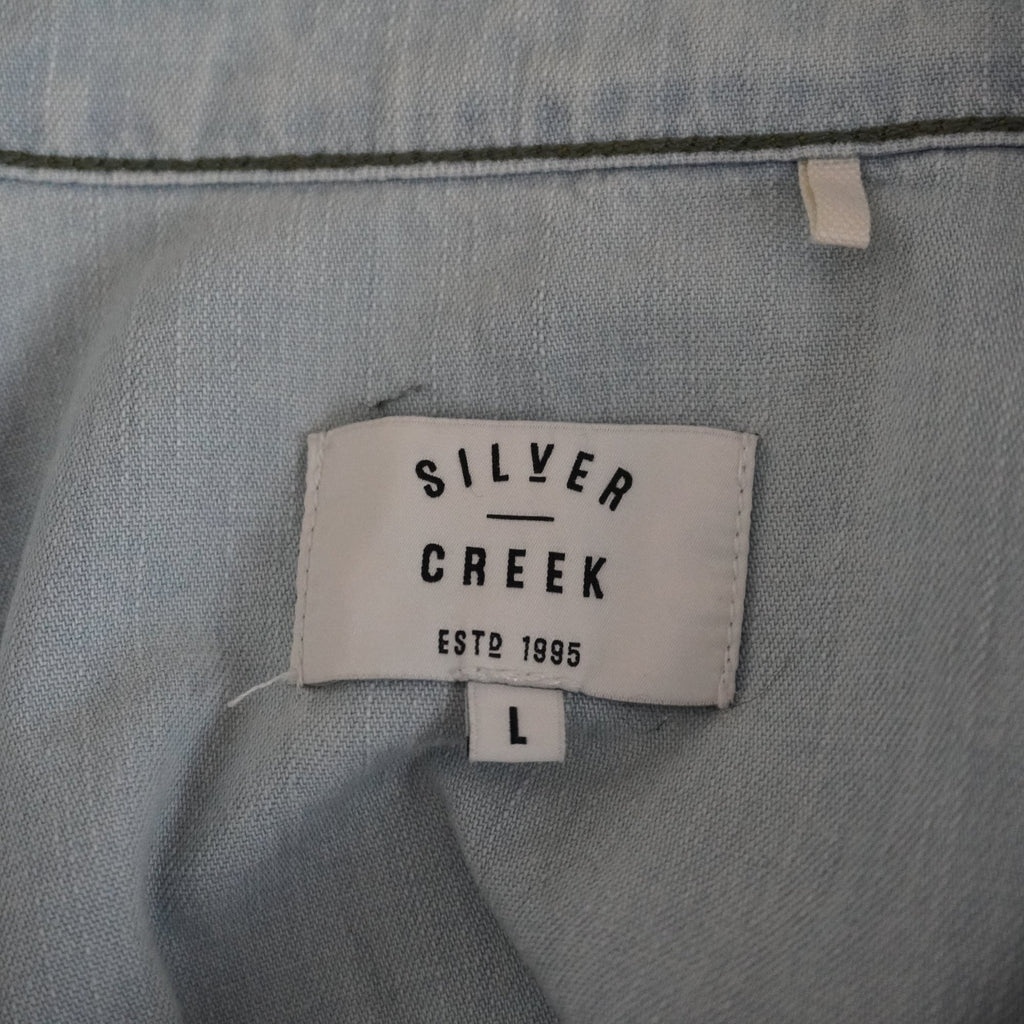 Camisa Silver Creek para Hombre Usada - Azul, L