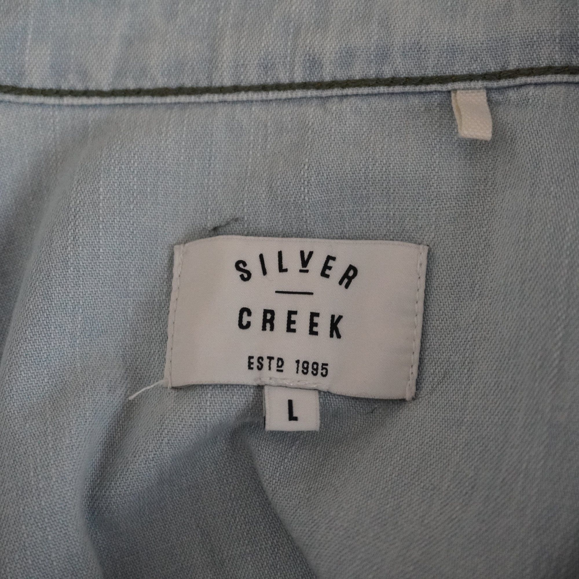 Camisa Silver Creek para Hombre Usada - Azul, L