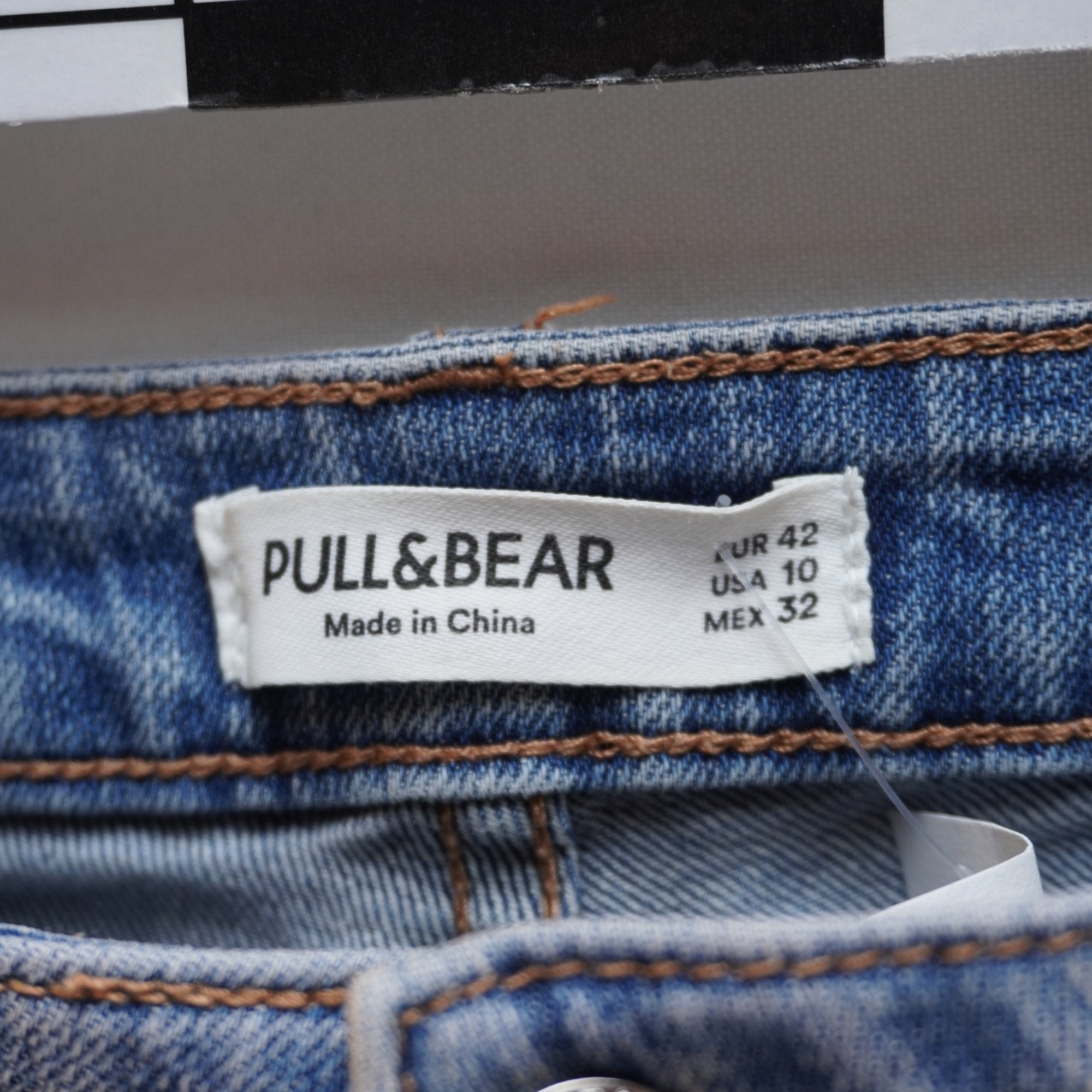 Pantalones Cortos Vaqueros Pull & Bear para Mujer Usados - Azul, XL