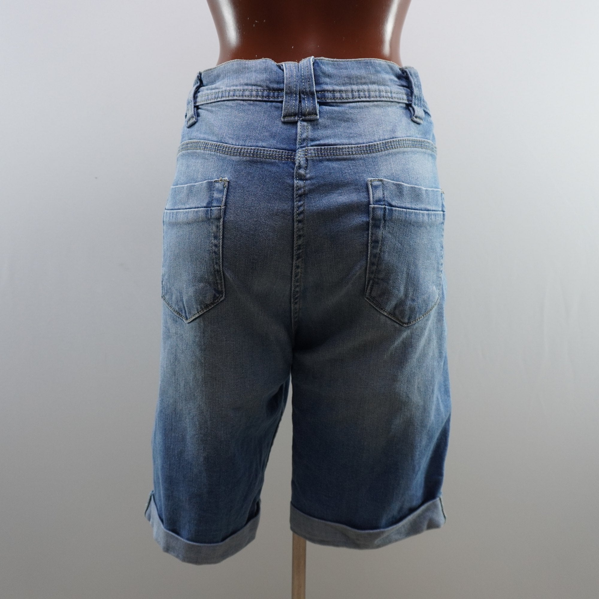 Pantalones Cortos Vaqueros Giada para Mujer Usados - Azul, XXL