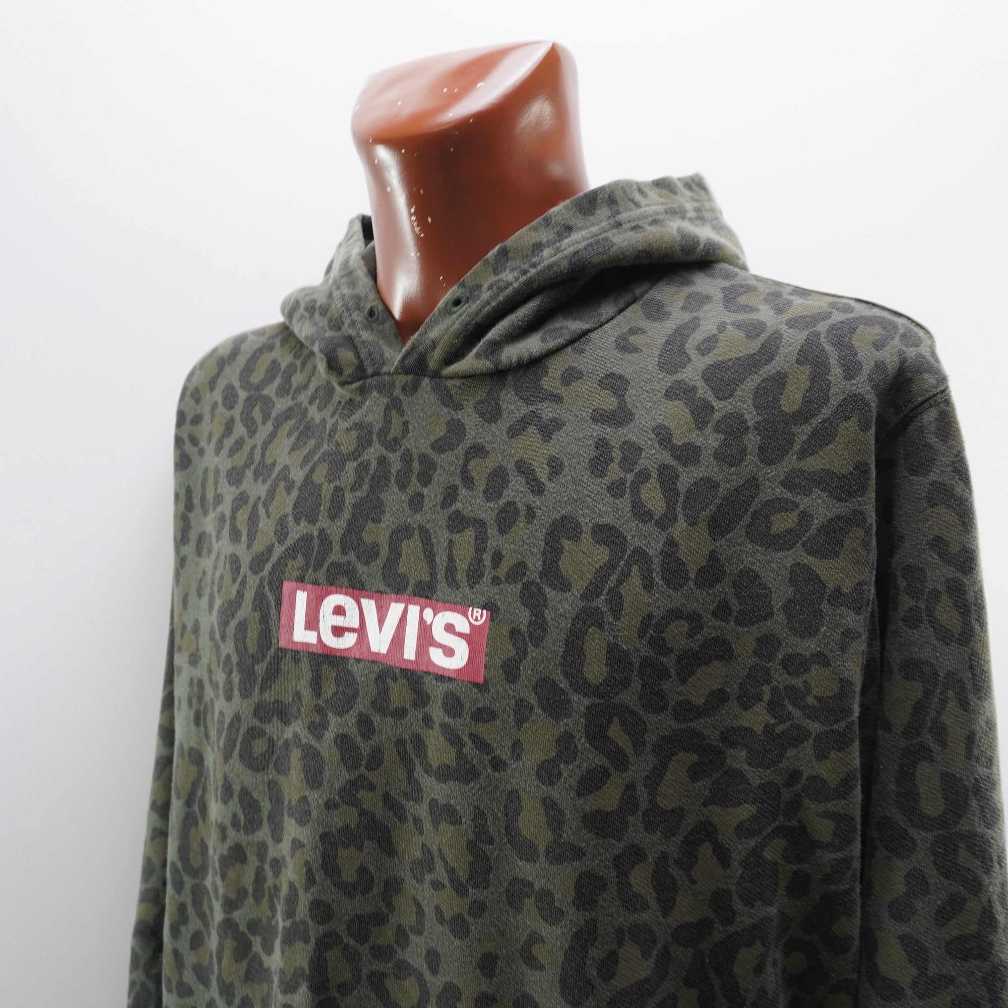 Sudadera con Capucha Levi's para Hombre Usada - Verde, XXL