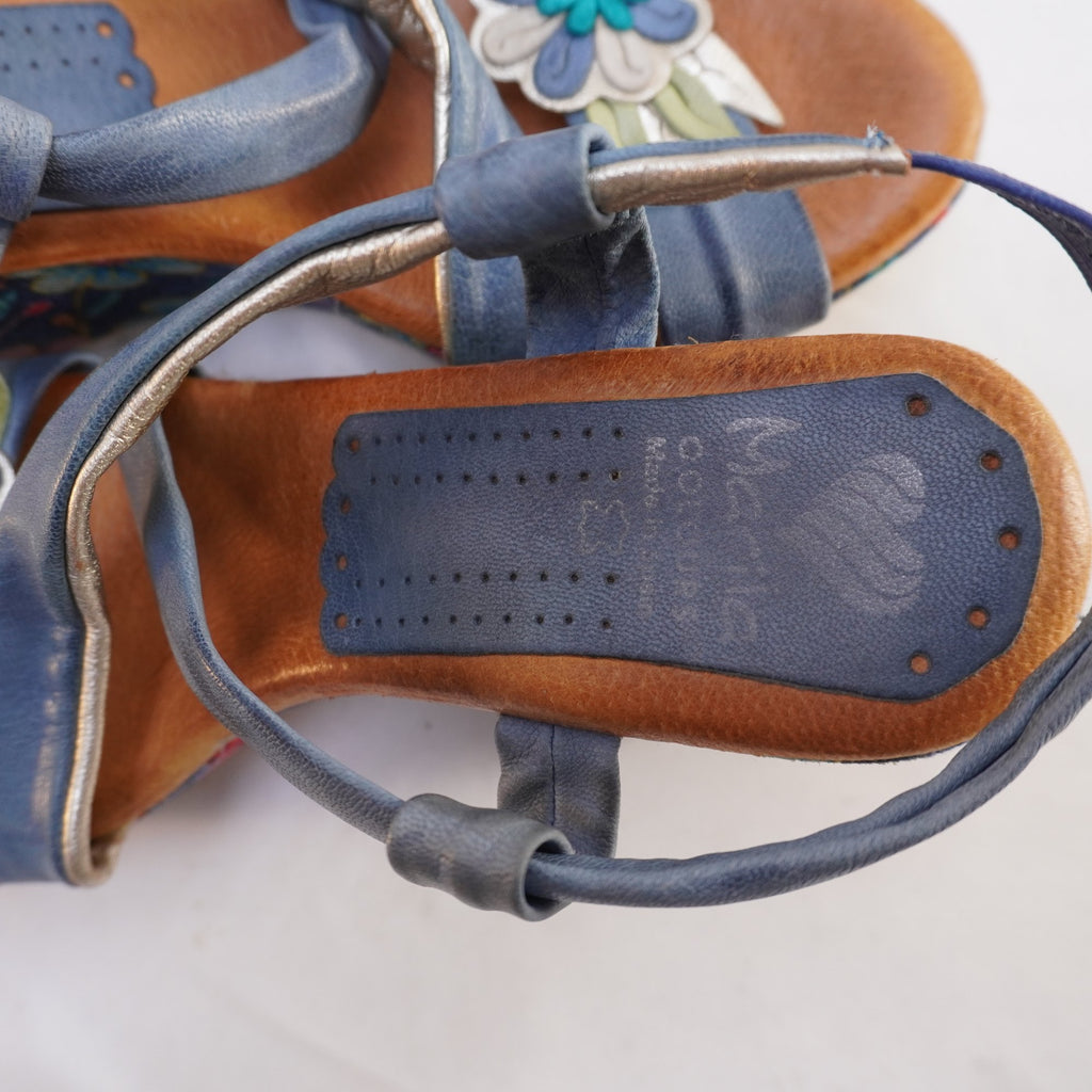 Sandalias Marila para Mujer Usadas - Azul, Talla 39