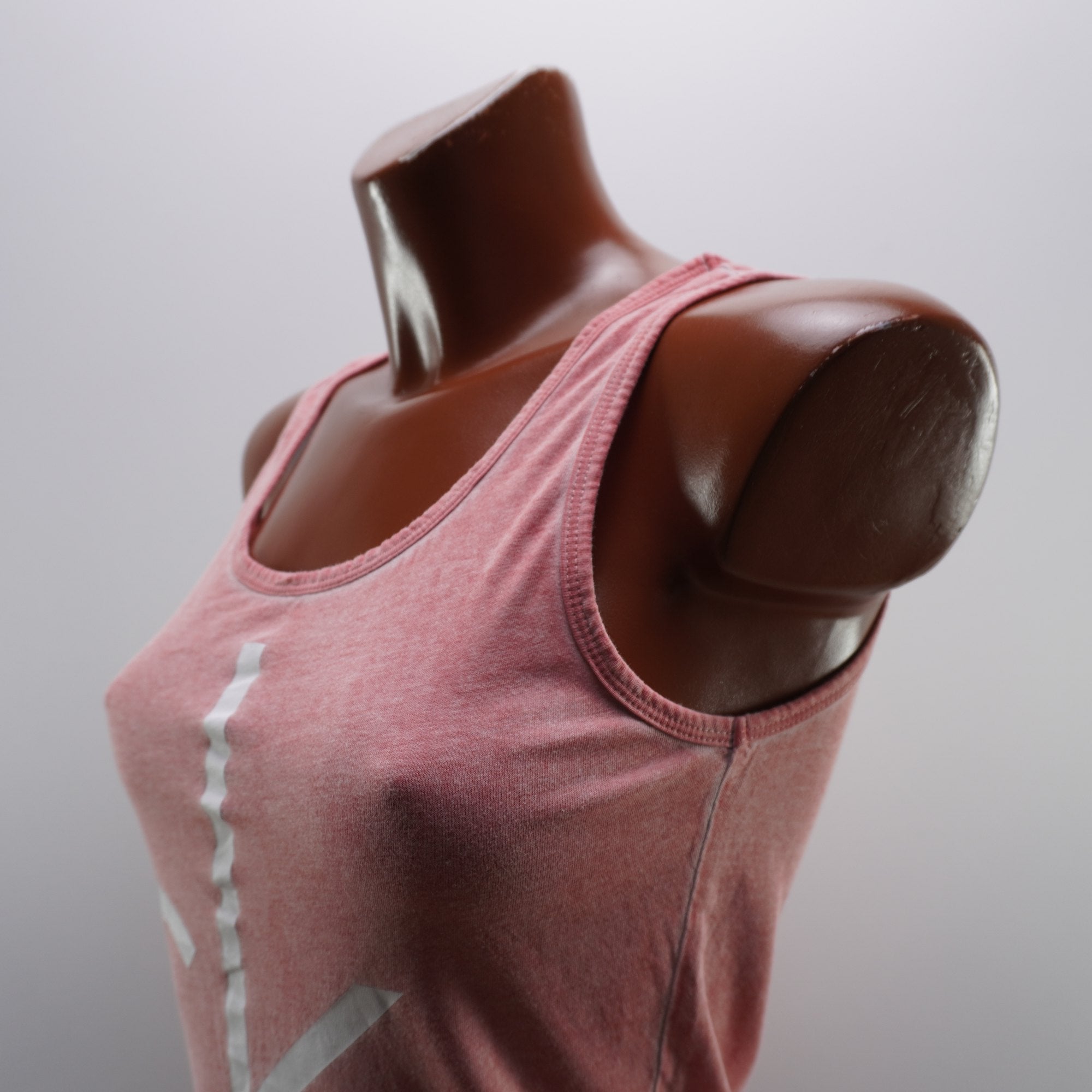 Camiseta de Manga Corta Calvin Klein para Mujer Usada - Rosa, XS