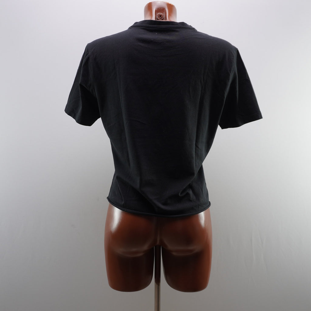 Camiseta de Manga Corta Jack Parcer para Mujer - Negra, M, Usada en Muy Buen Estado