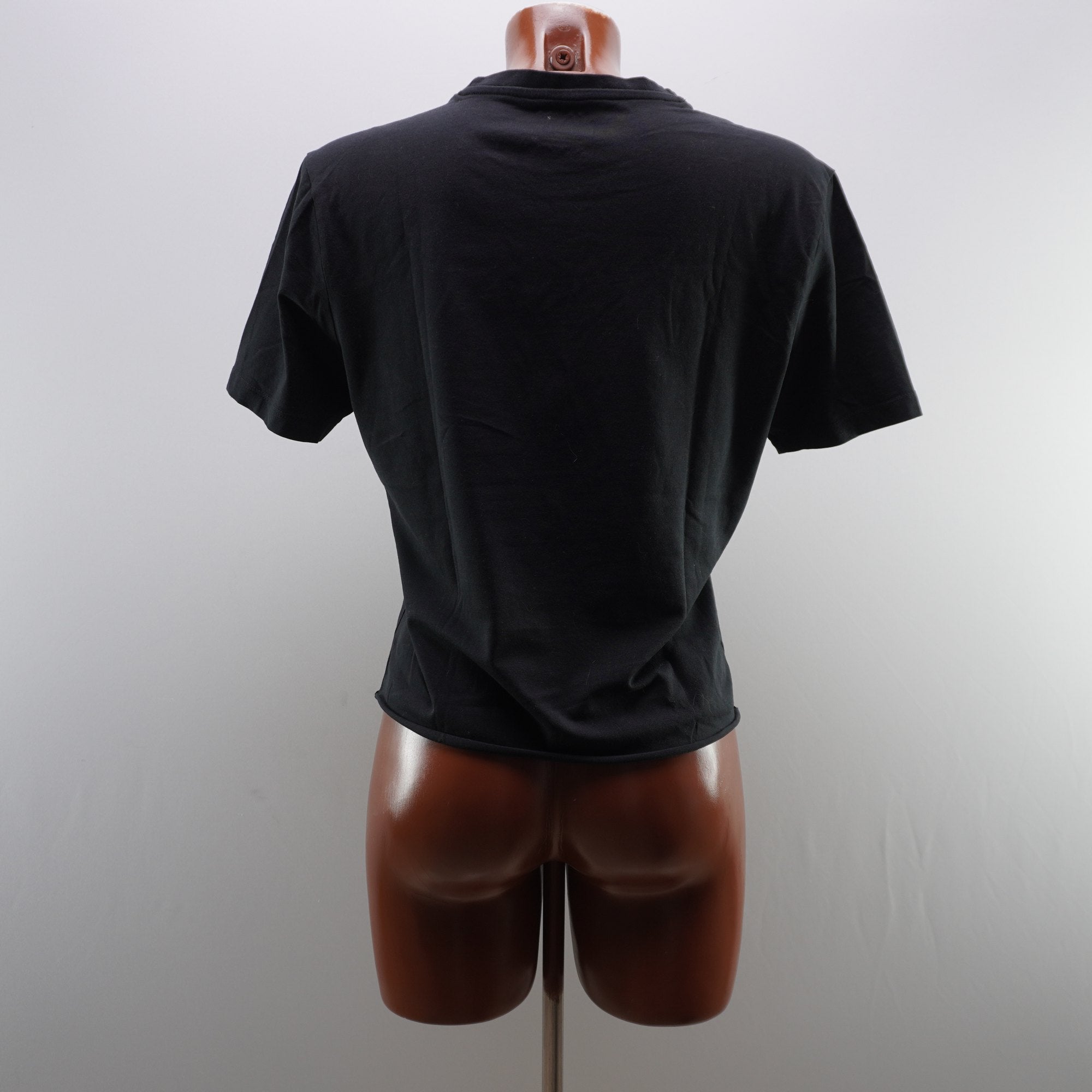 Camiseta de Manga Corta Jack Parcer para Mujer - Negra, M, Usada en Muy Buen Estado