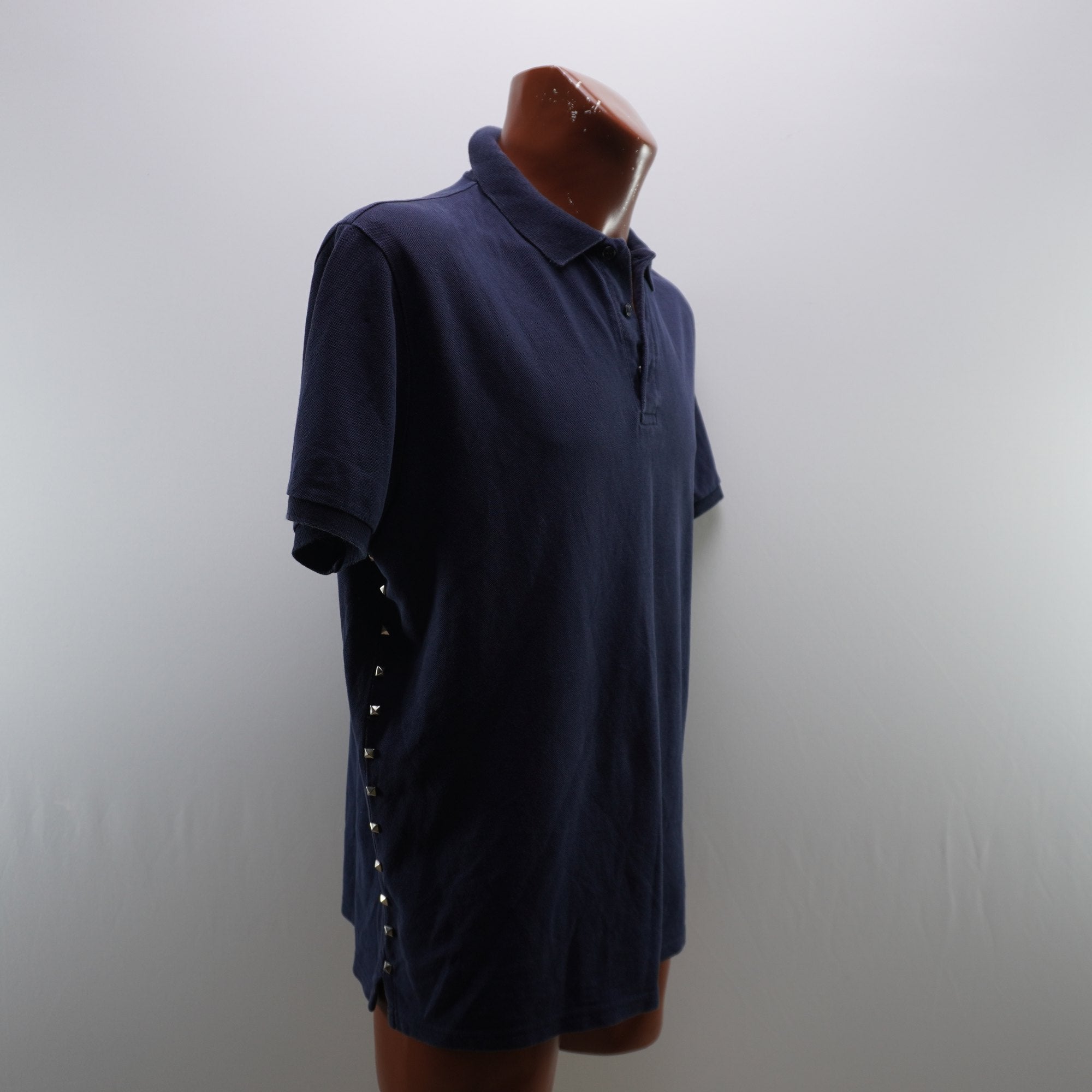 Camiseta de Manga Corta Valentino para Hombre Usada - Azul Marino, XXL