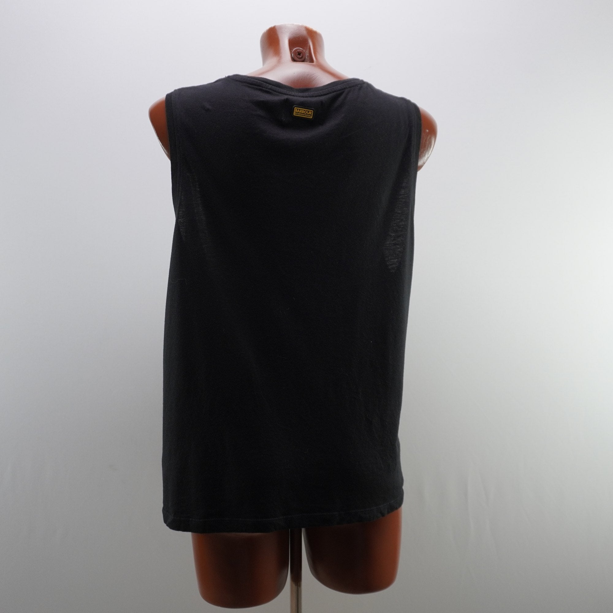 Camiseta Barbour para Mujer Usada - Negra, XL