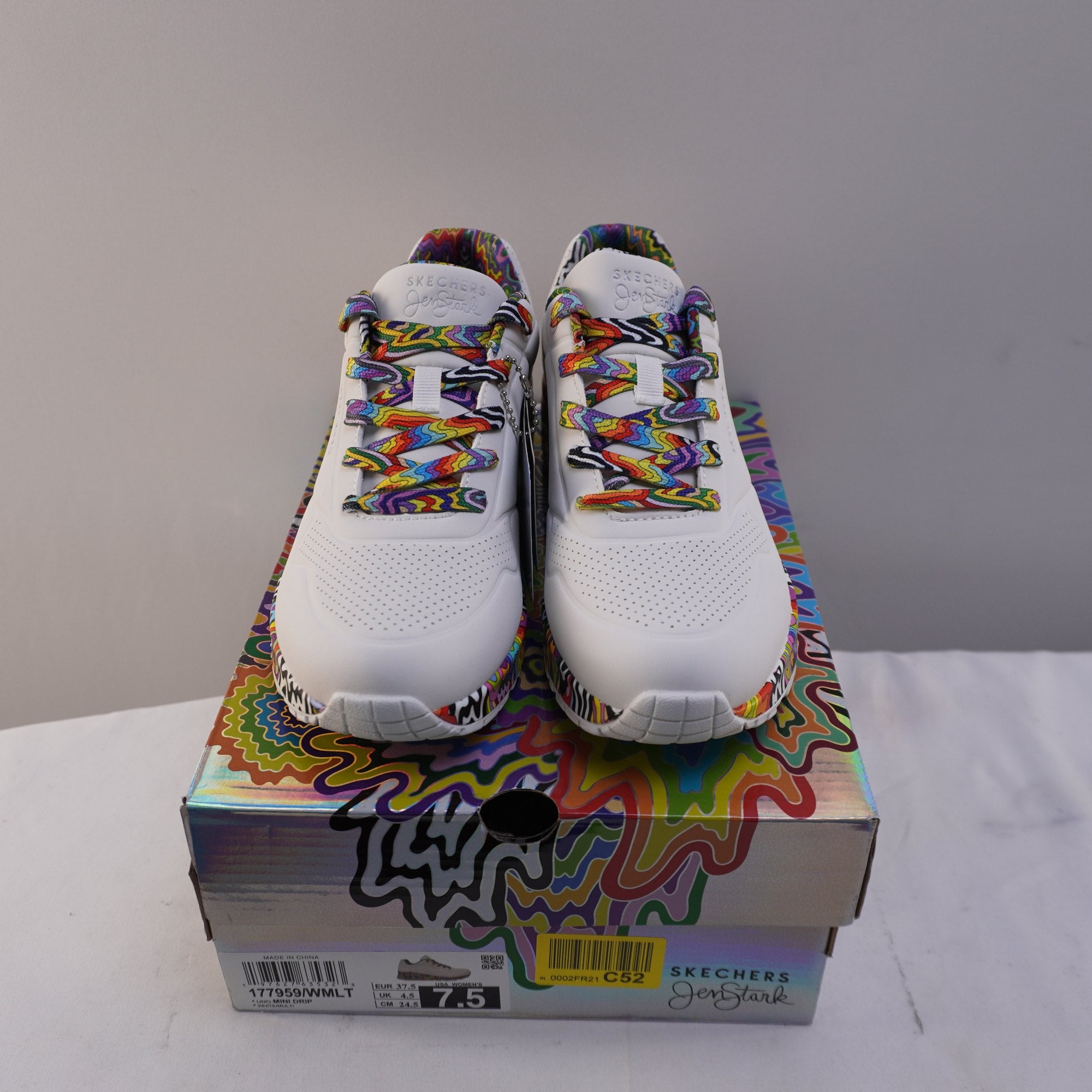 Zapatillas Skechers para Mujer Usadas - Multicolor, 37.5