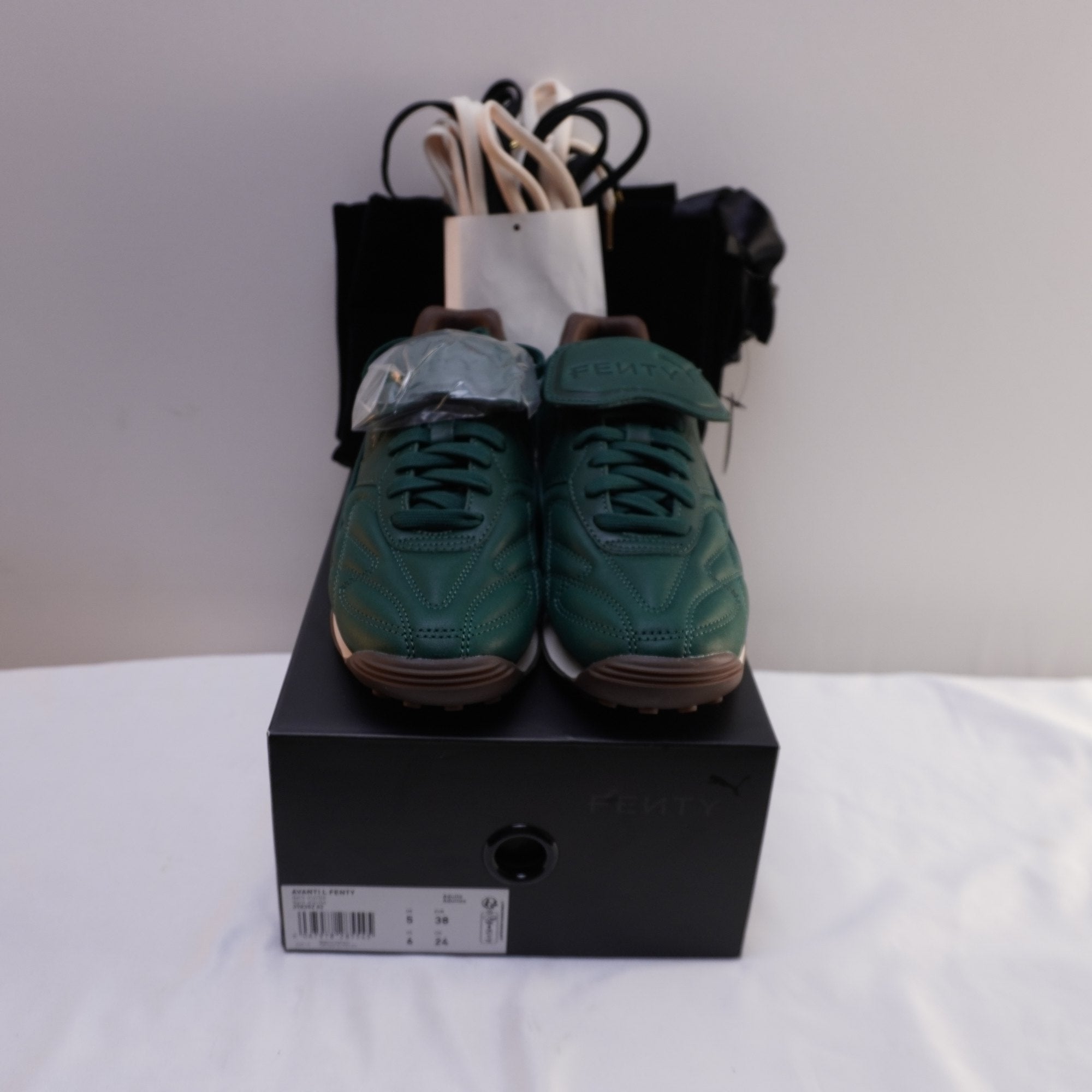 Zapatillas Puma para Mujer Usadas - Verde, Talla 38