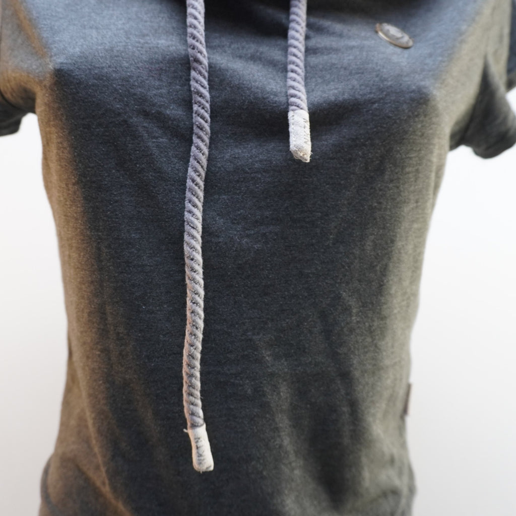 Camiseta Naketano para Mujer Usada - Gris, M