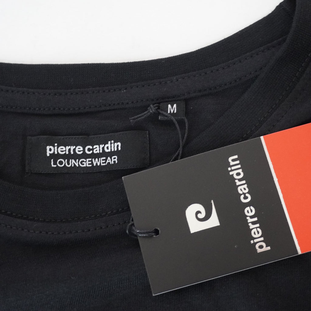 Camiseta de Manga Corta Pierre Cardin para Hombre Usada - Negra, M