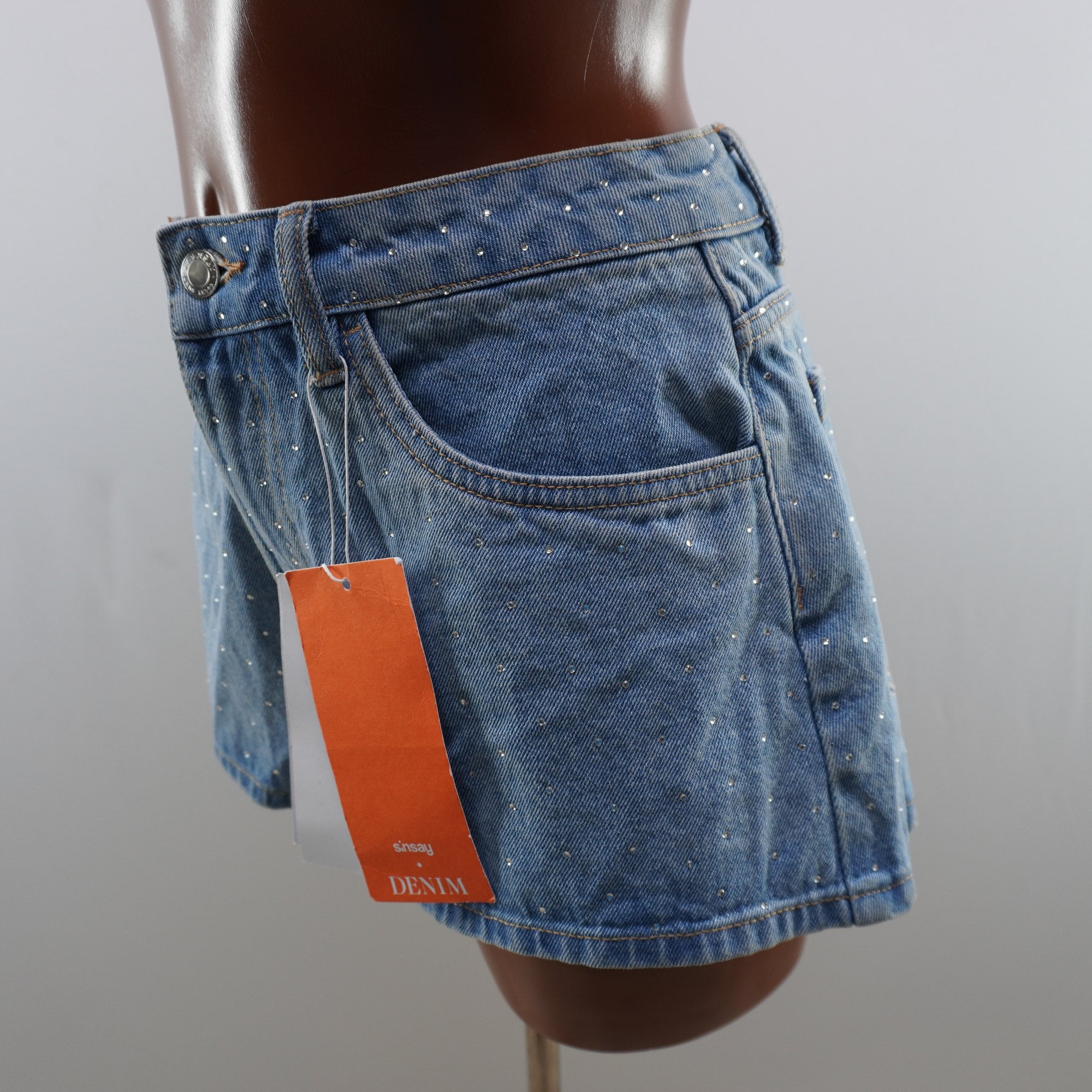 Pantalones Cortos Vaqueros Sinsey para Mujer Usados - Azul, L