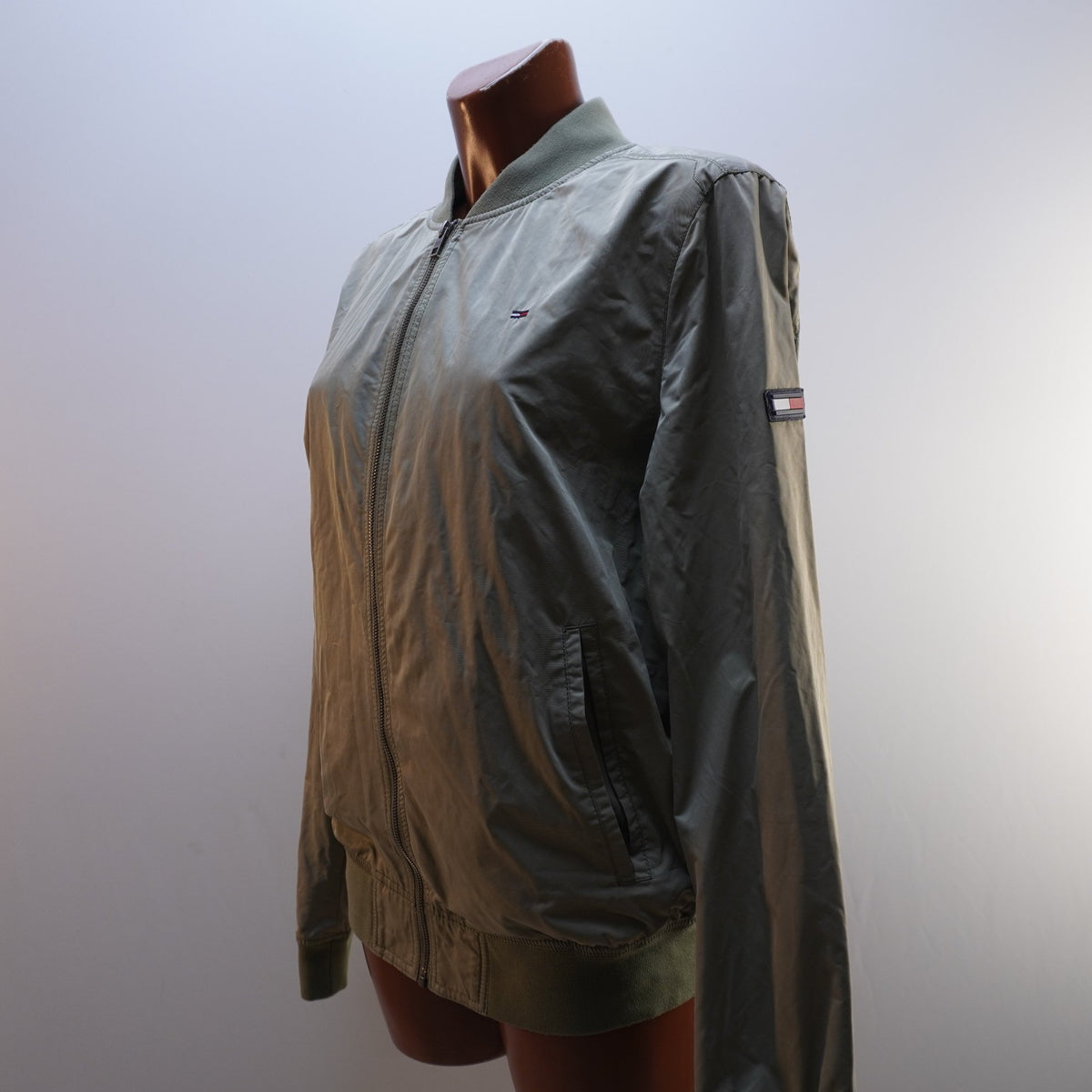 Chaqueta Bomber Tommy Hilfiger para Hombre Usada - Verde, L