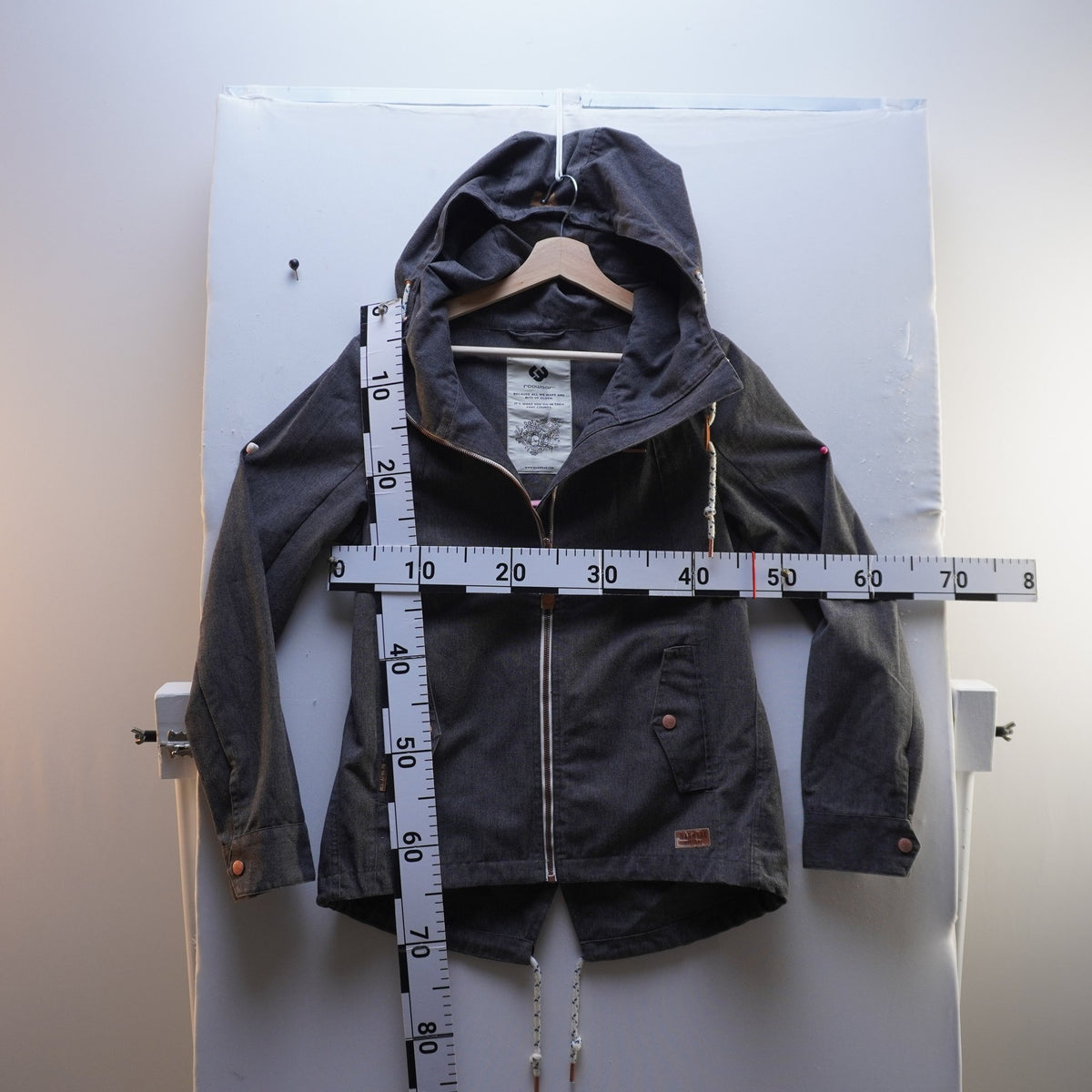 Parka Ragwer para Mujer Usada - Gris, M
