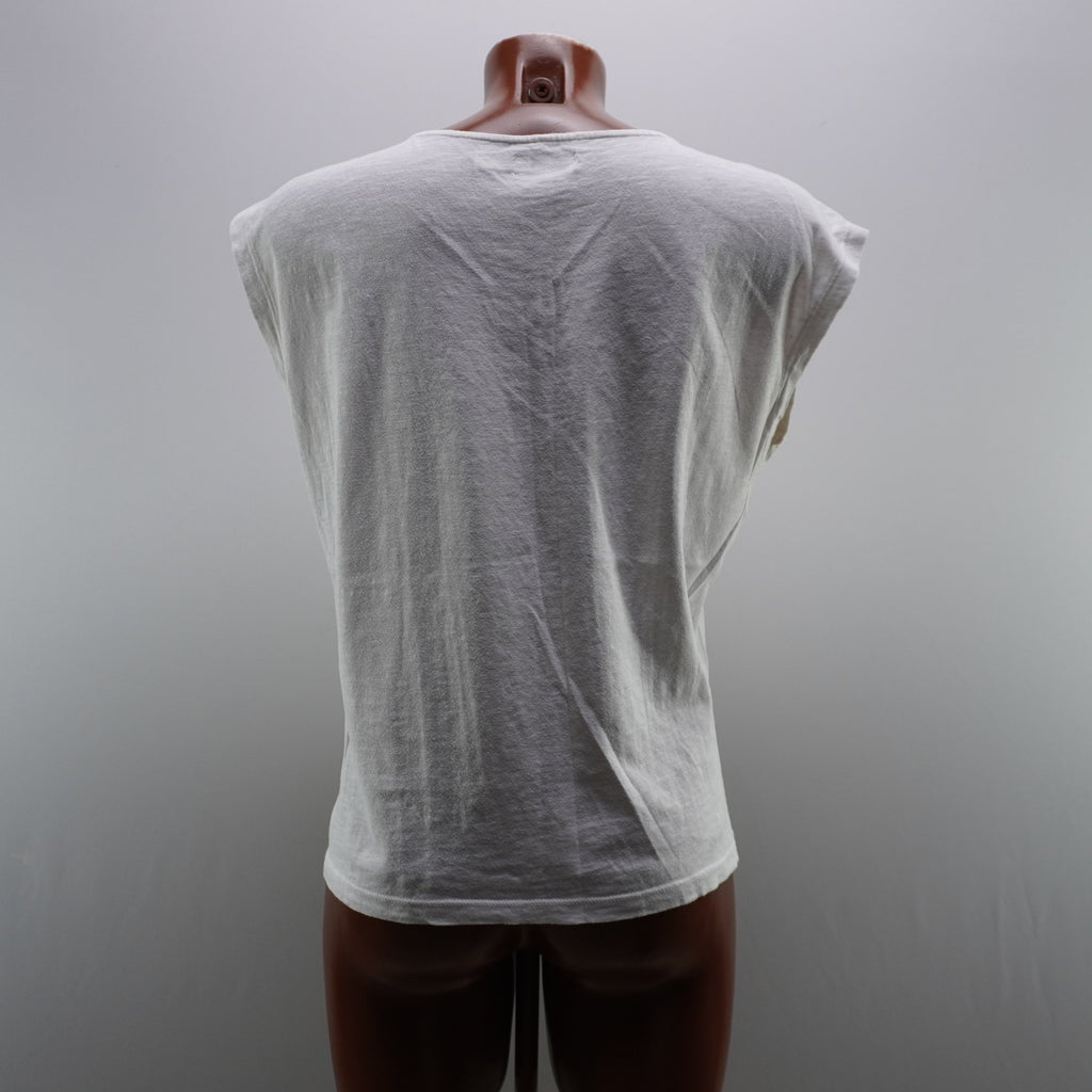 Camiseta Cortefiel para Mujer Usada - Blanca, L