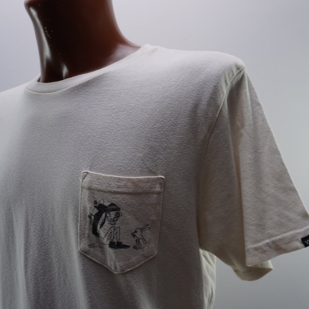 Camiseta Vans para Mujer Usada - Blanca, L
